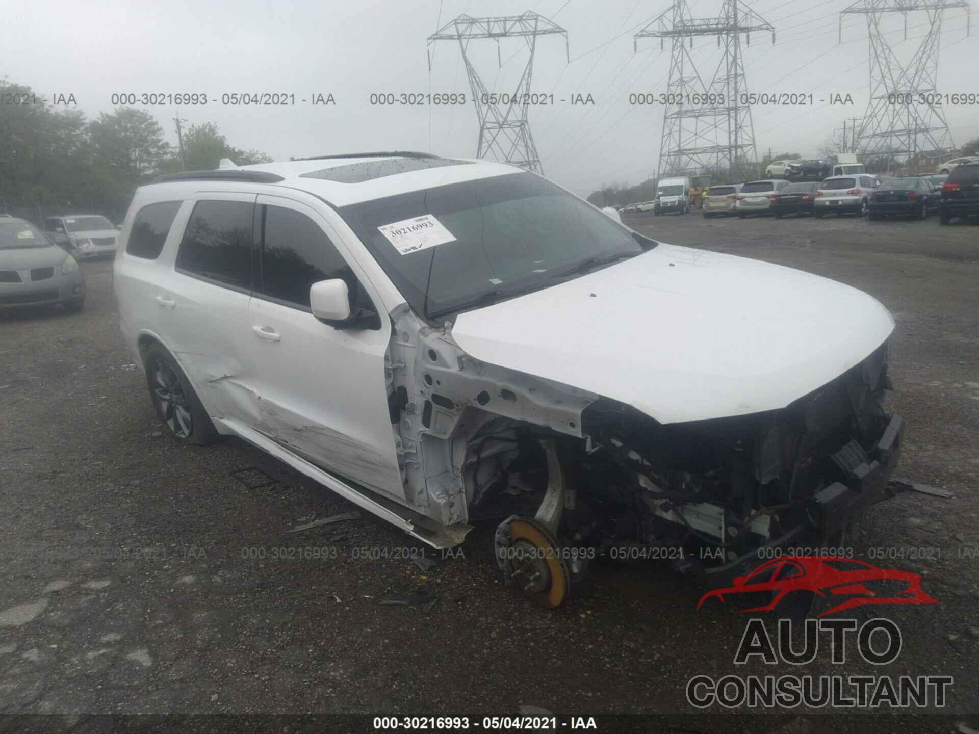 DODGE DURANGO 2017 - 1C4RDJDGXHC848325