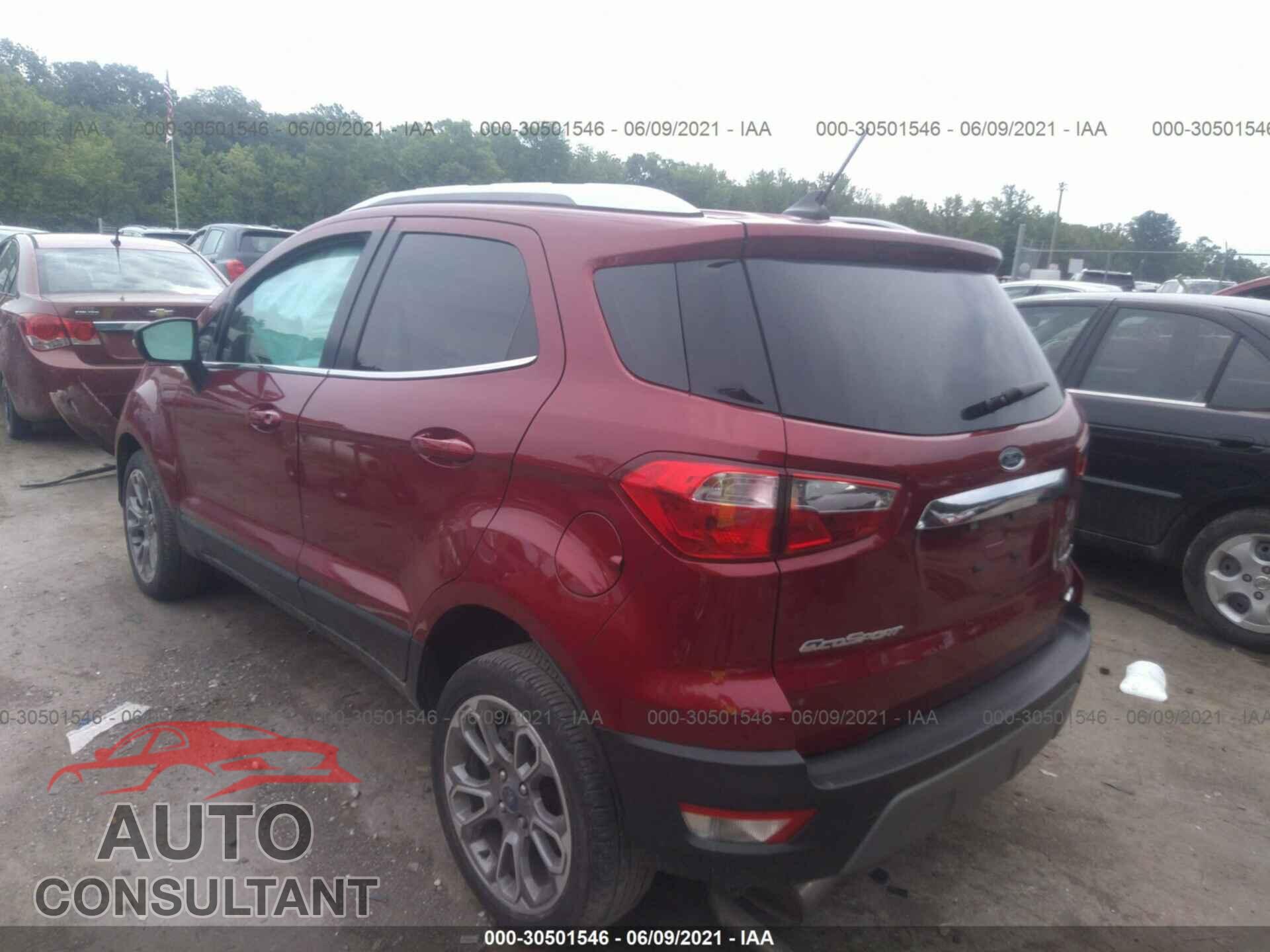 FORD ECOSPORT 2019 - MAJ6S3KL9KC310717