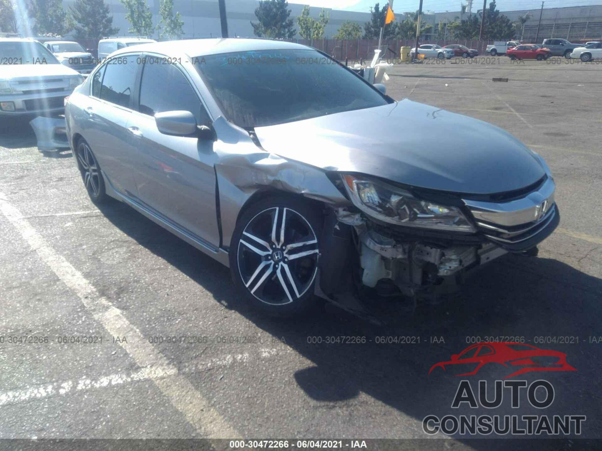 HONDA ACCORD SEDAN 2016 - 1HGCR2F56GA021281