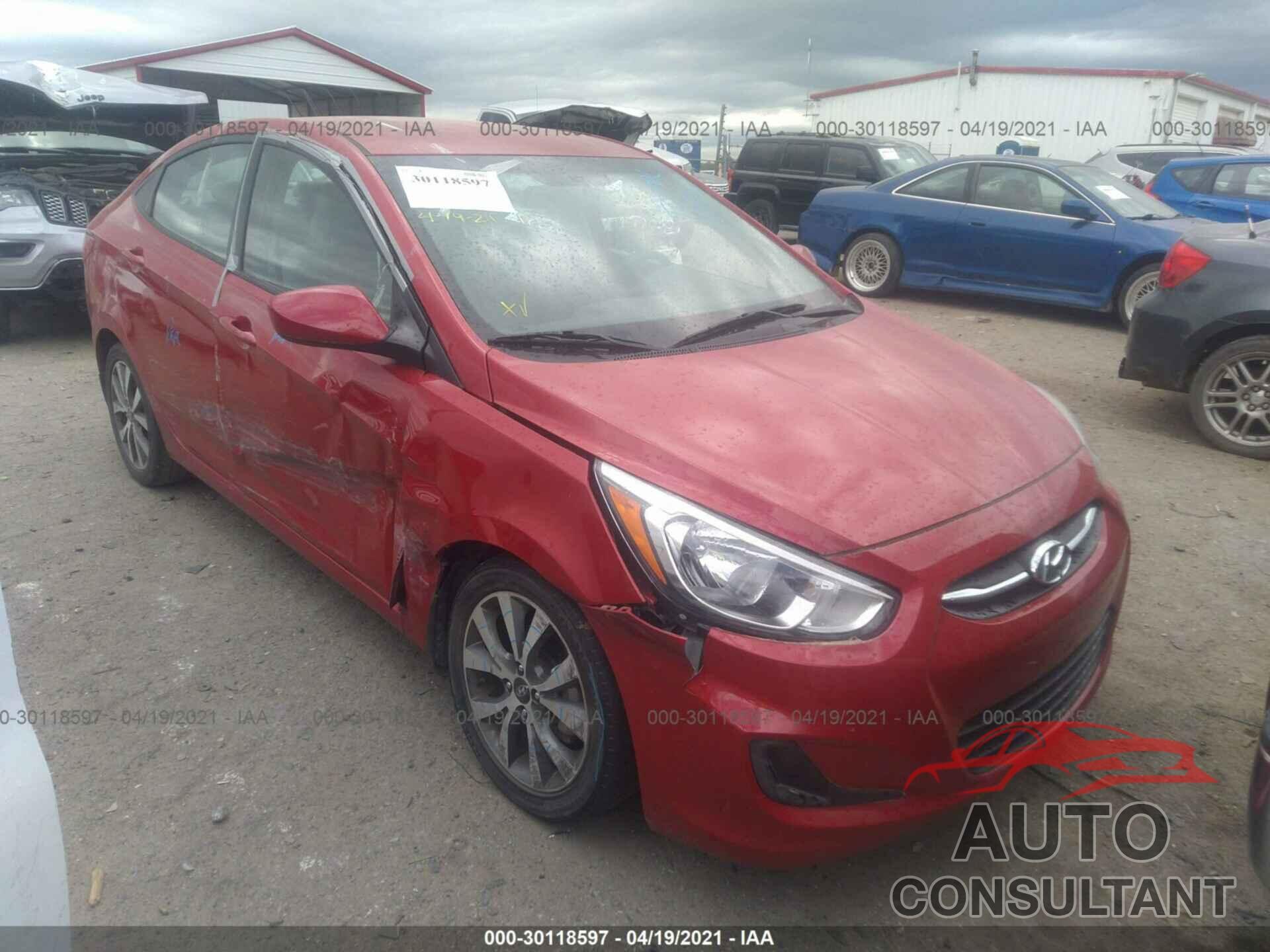 HYUNDAI ACCENT 2017 - KMHCT4AE3HU277649