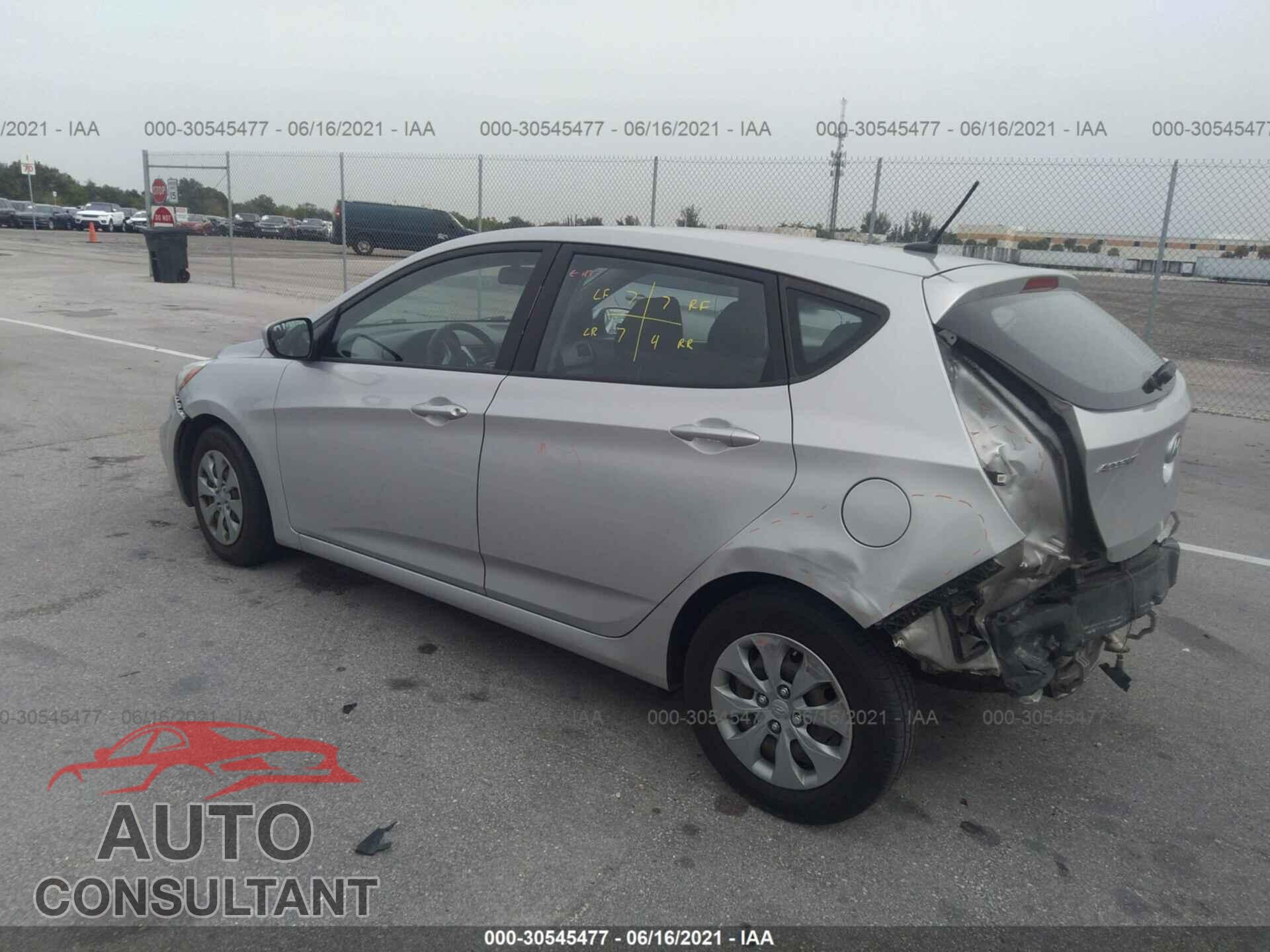 HYUNDAI ACCENT 2016 - KMHCT5AE4GU252828