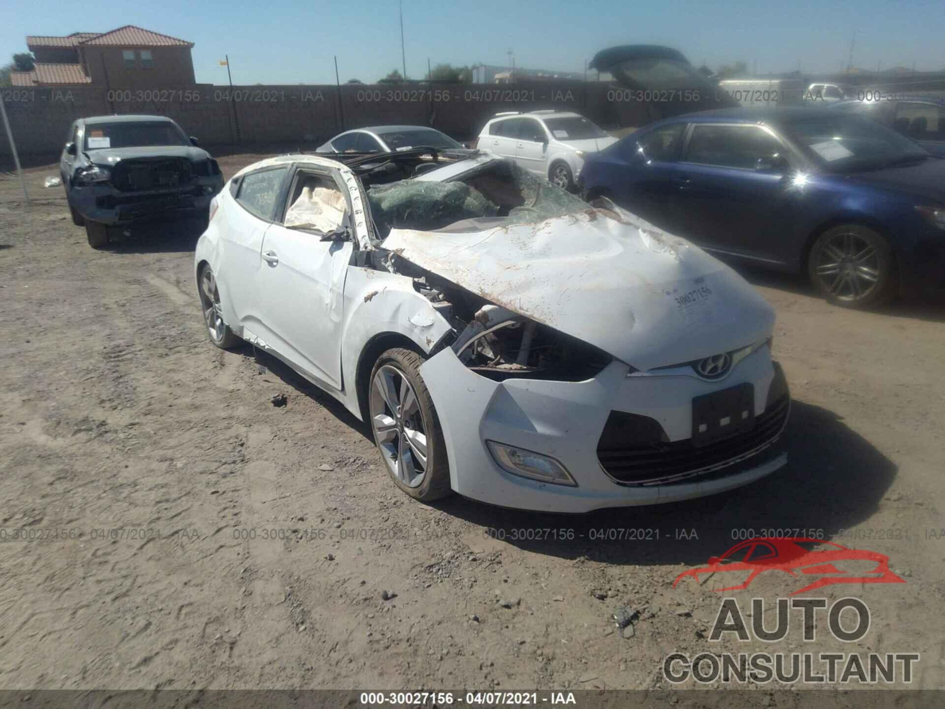 HYUNDAI VELOSTER 2016 - KMHTC6AD2GU257832