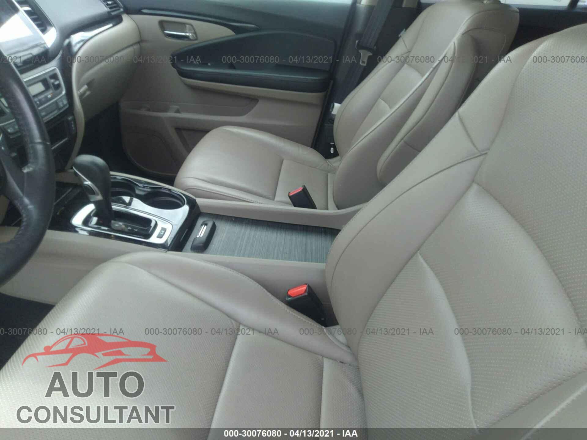 HONDA RIDGELINE 2019 - 5FPYK3F73KB019074