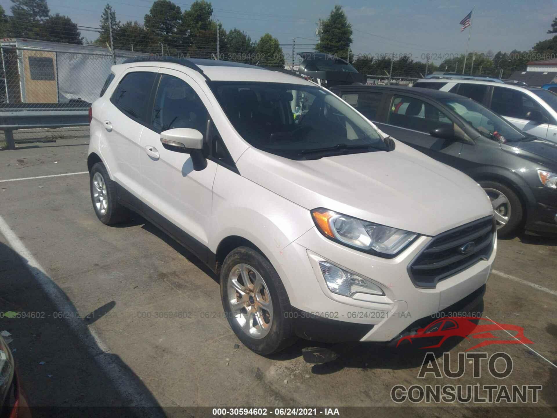 FORD ECOSPORT 2018 - MAJ3P1TE2JC184434