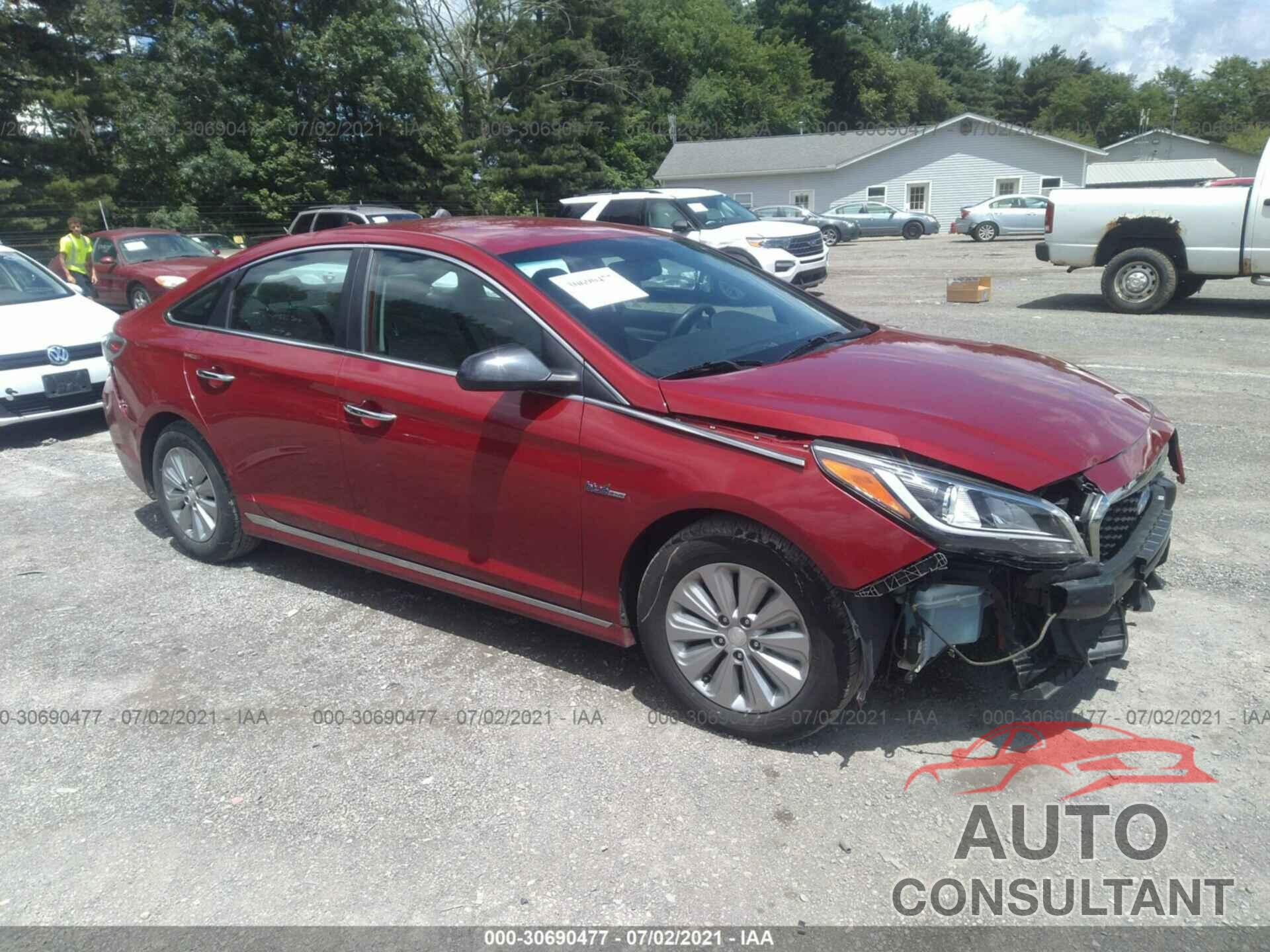 HYUNDAI SONATA HYBRID 2016 - KMHE24L17GA030222