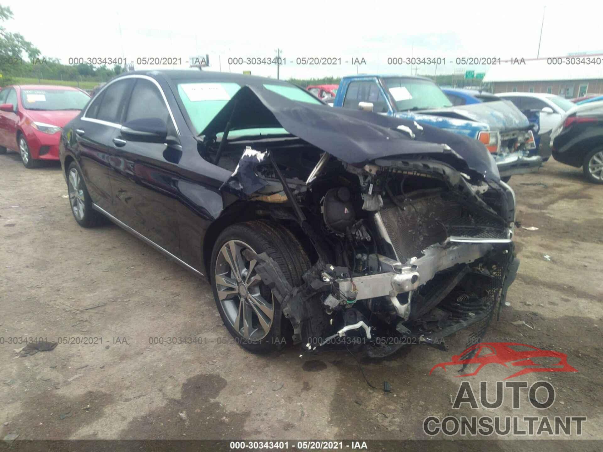 MERCEDES-BENZ C-CLASS 2016 - WDDWF4JB5GR178613