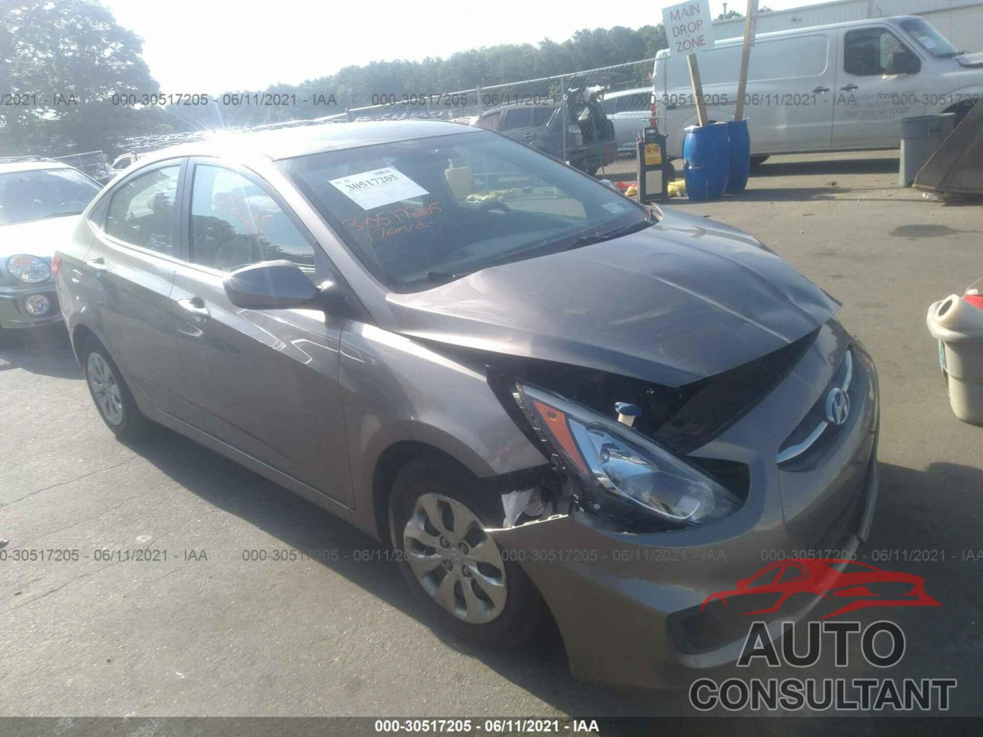 HYUNDAI ACCENT 2017 - KMHCT4AE3HU363124