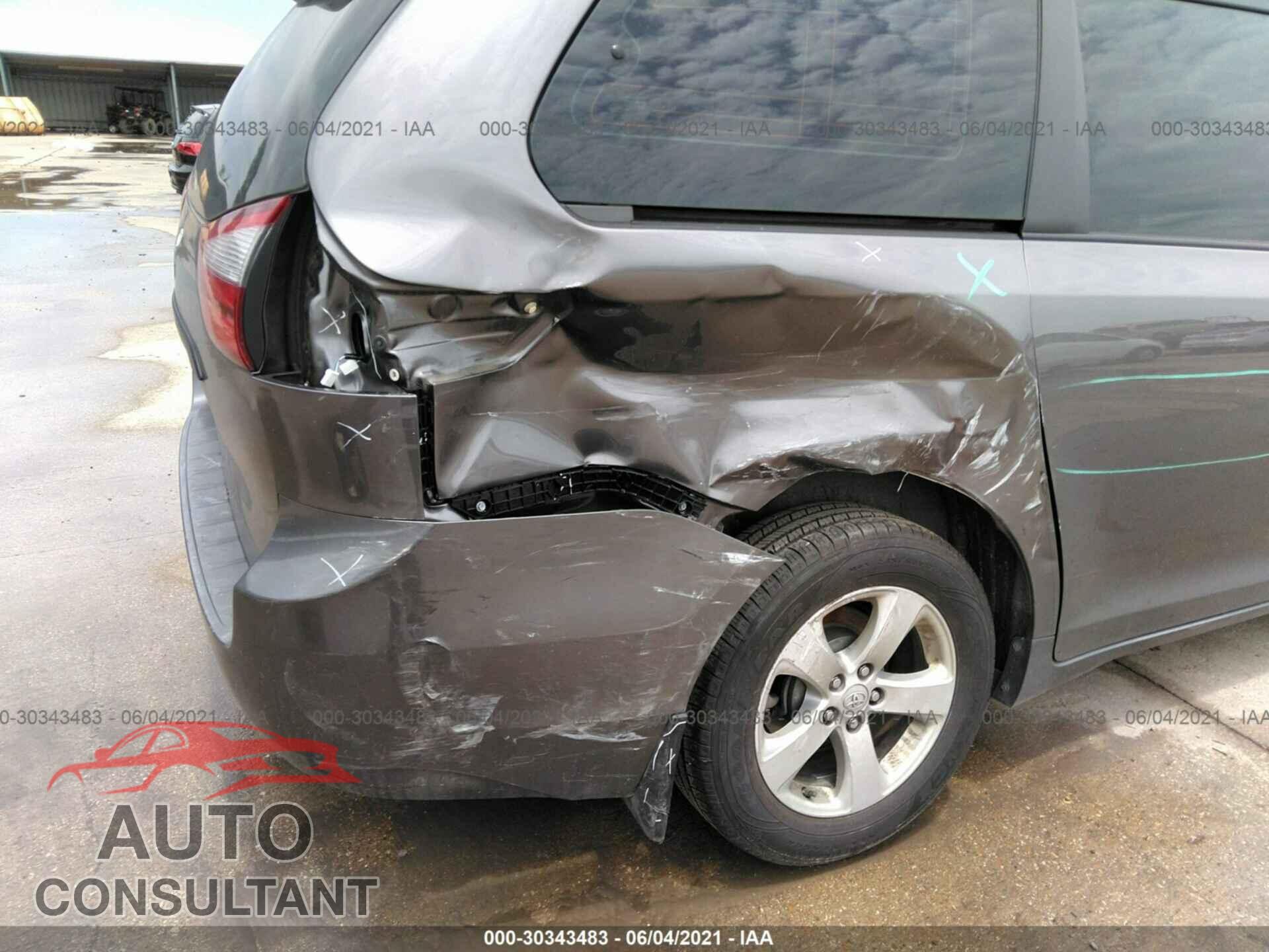 TOYOTA SIENNA 2017 - 5TDZZ3DC9HS887724