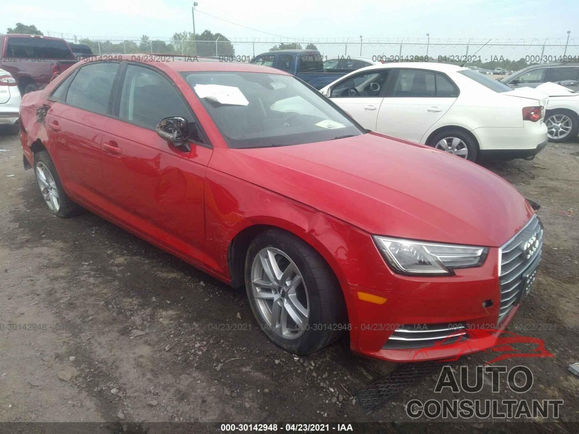 AUDI A4 2017 - WAUGNAF42HN036087