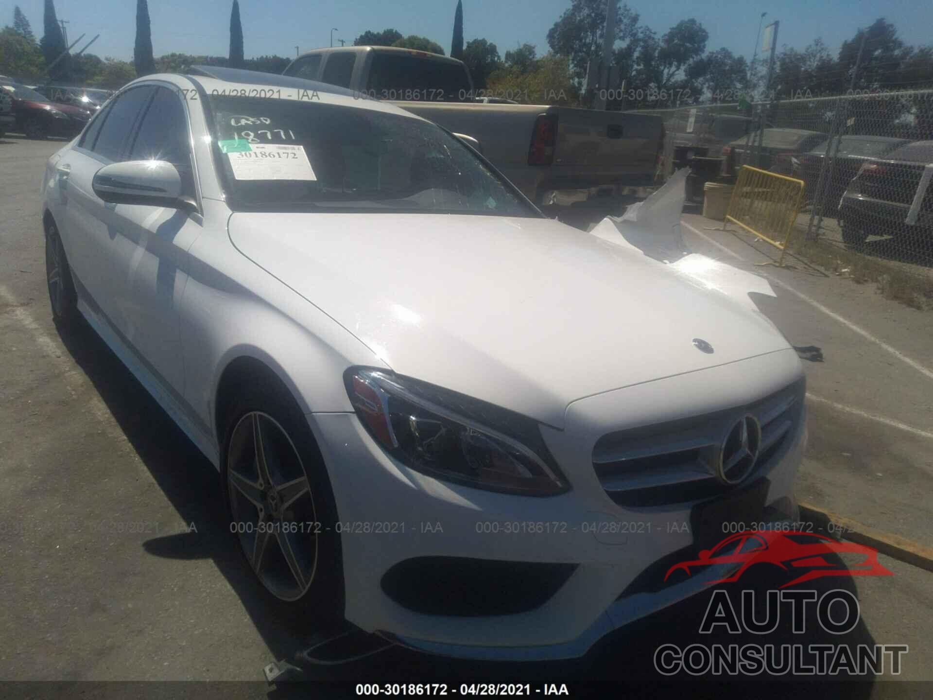 MERCEDES-BENZ C-CLASS 2018 - 55SWF4JB7JU245346