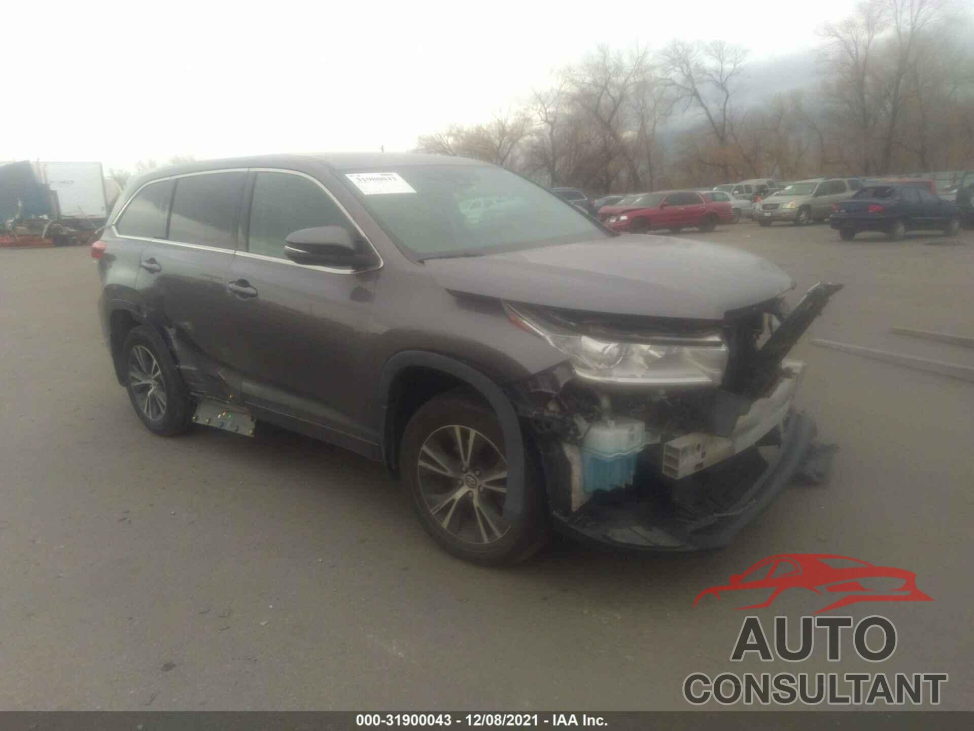 TOYOTA HIGHLANDER 2017 - 5TDBZRFH8HS394954