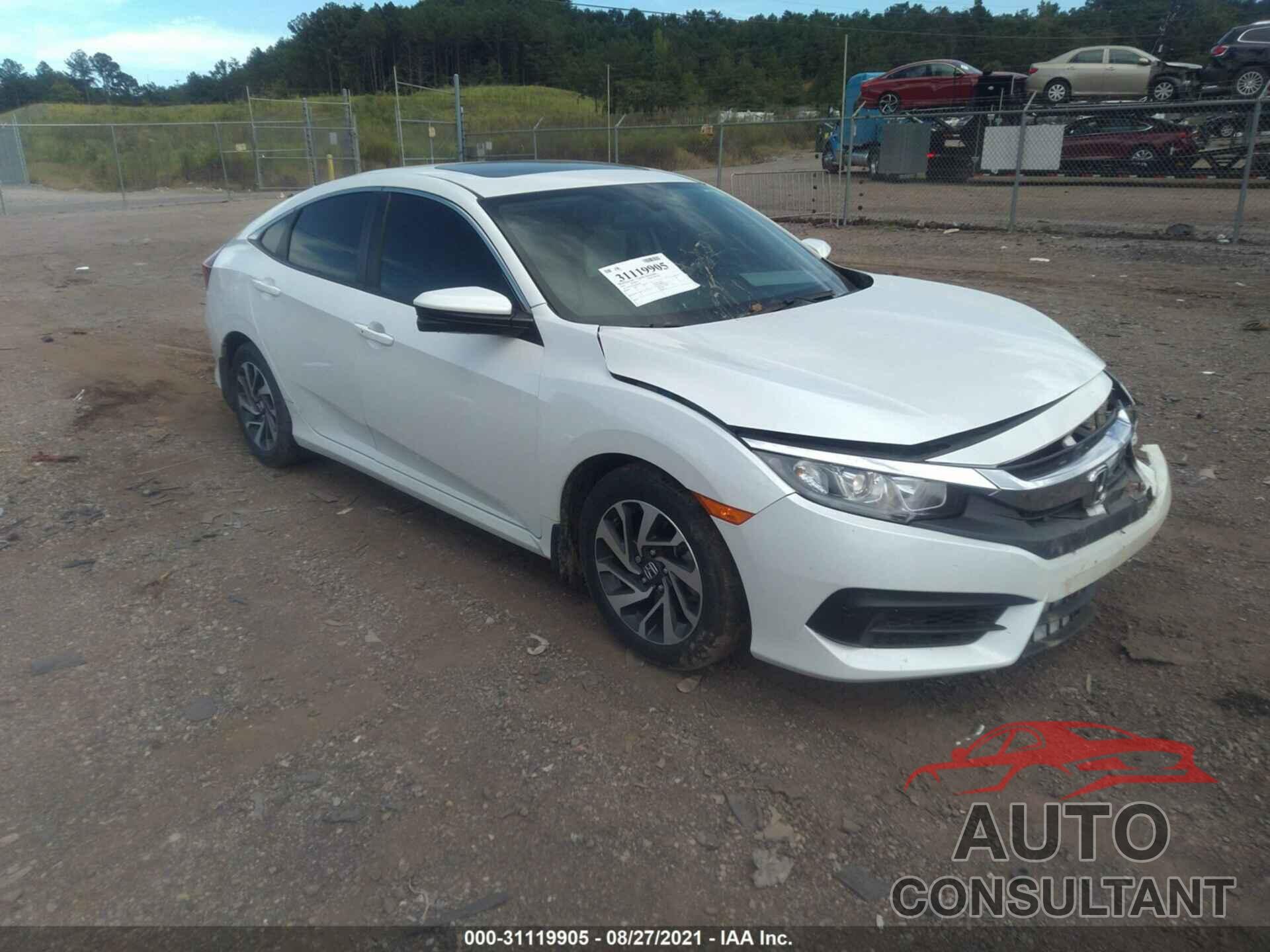 HONDA CIVIC SEDAN 2016 - 19XFC2F7XGE082189