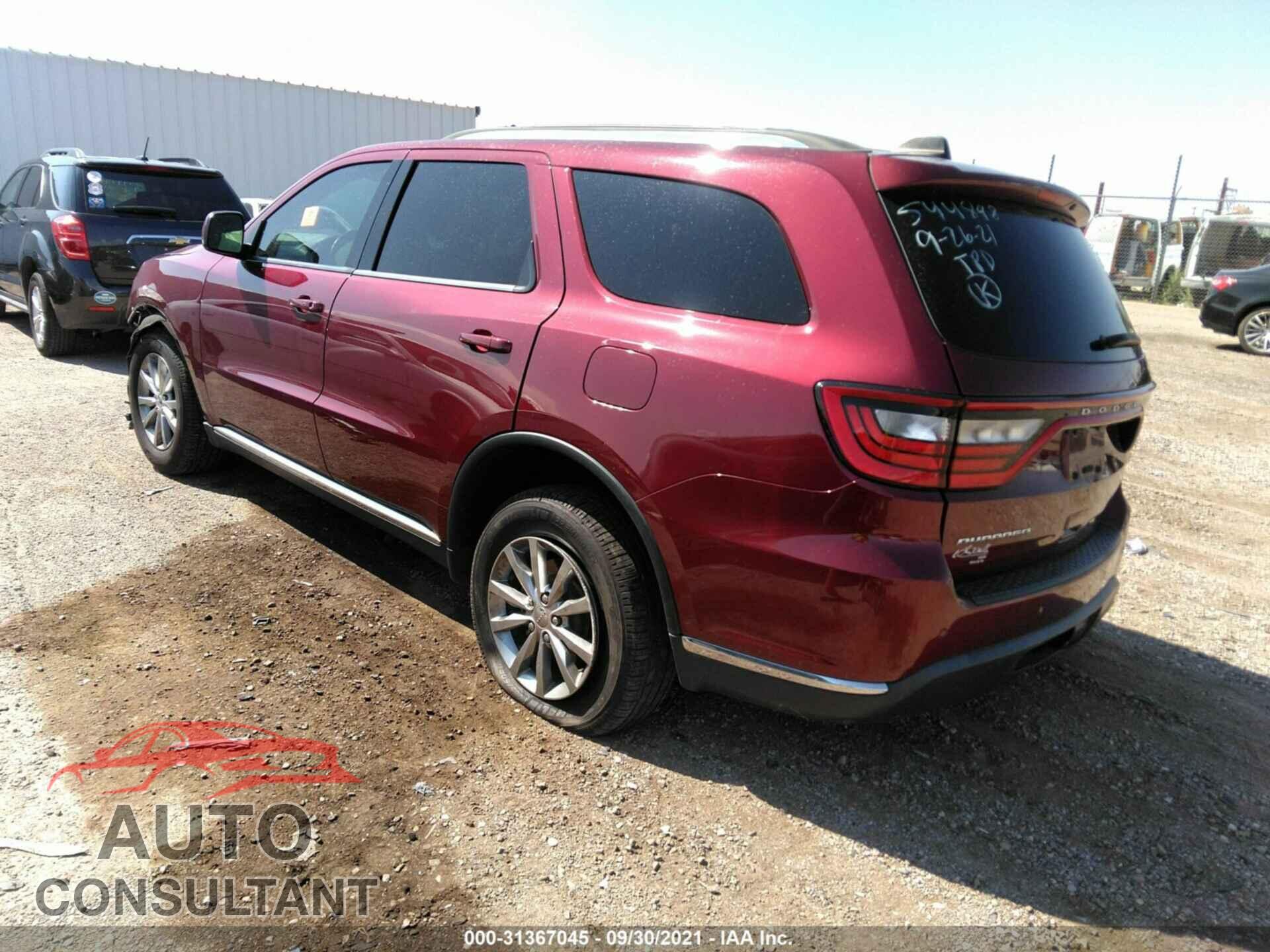DODGE DURANGO 2017 - 1C4RDHAG0HC880956