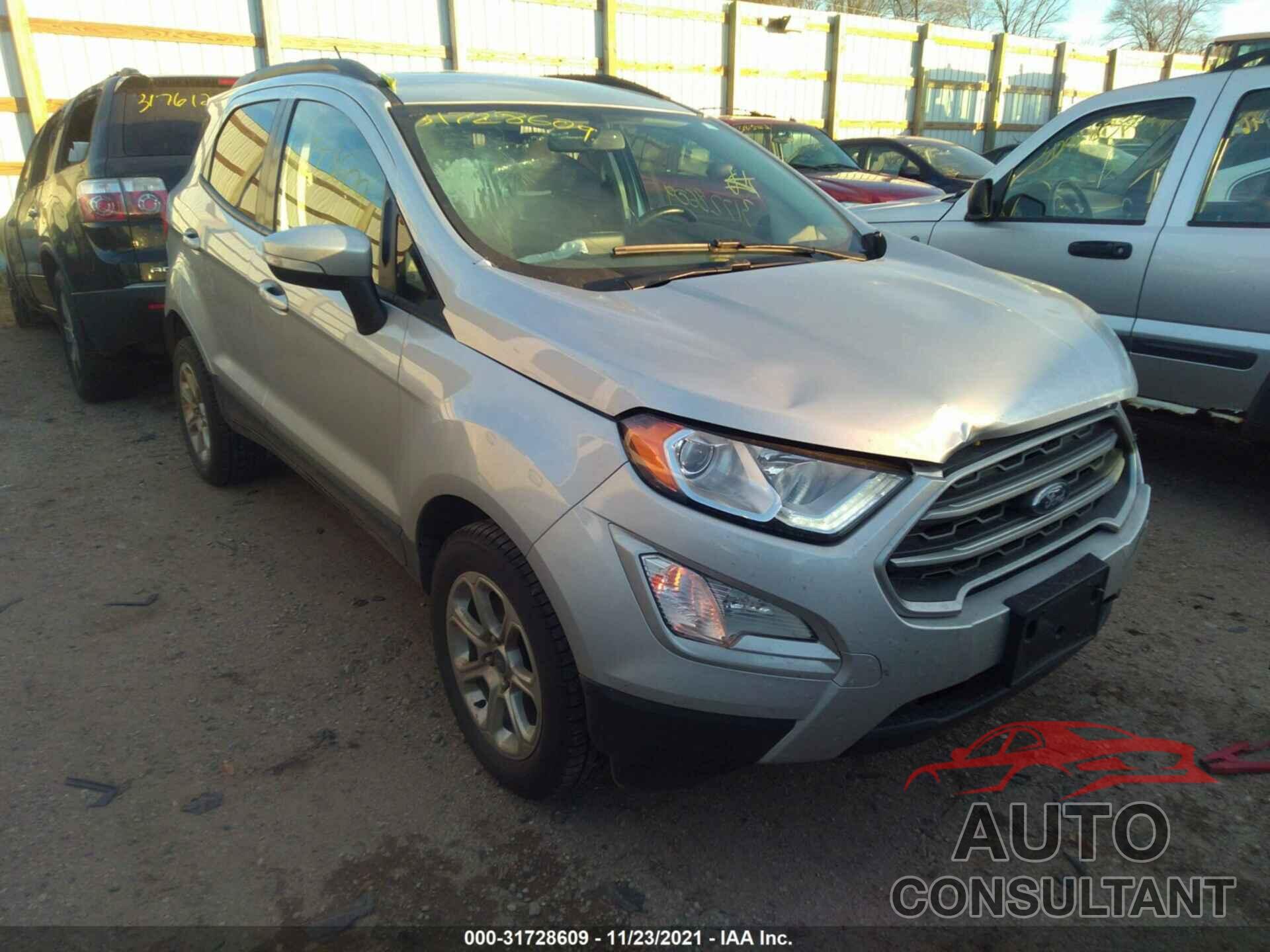 FORD ECOSPORT 2019 - MAJ6S3GL1KC290729