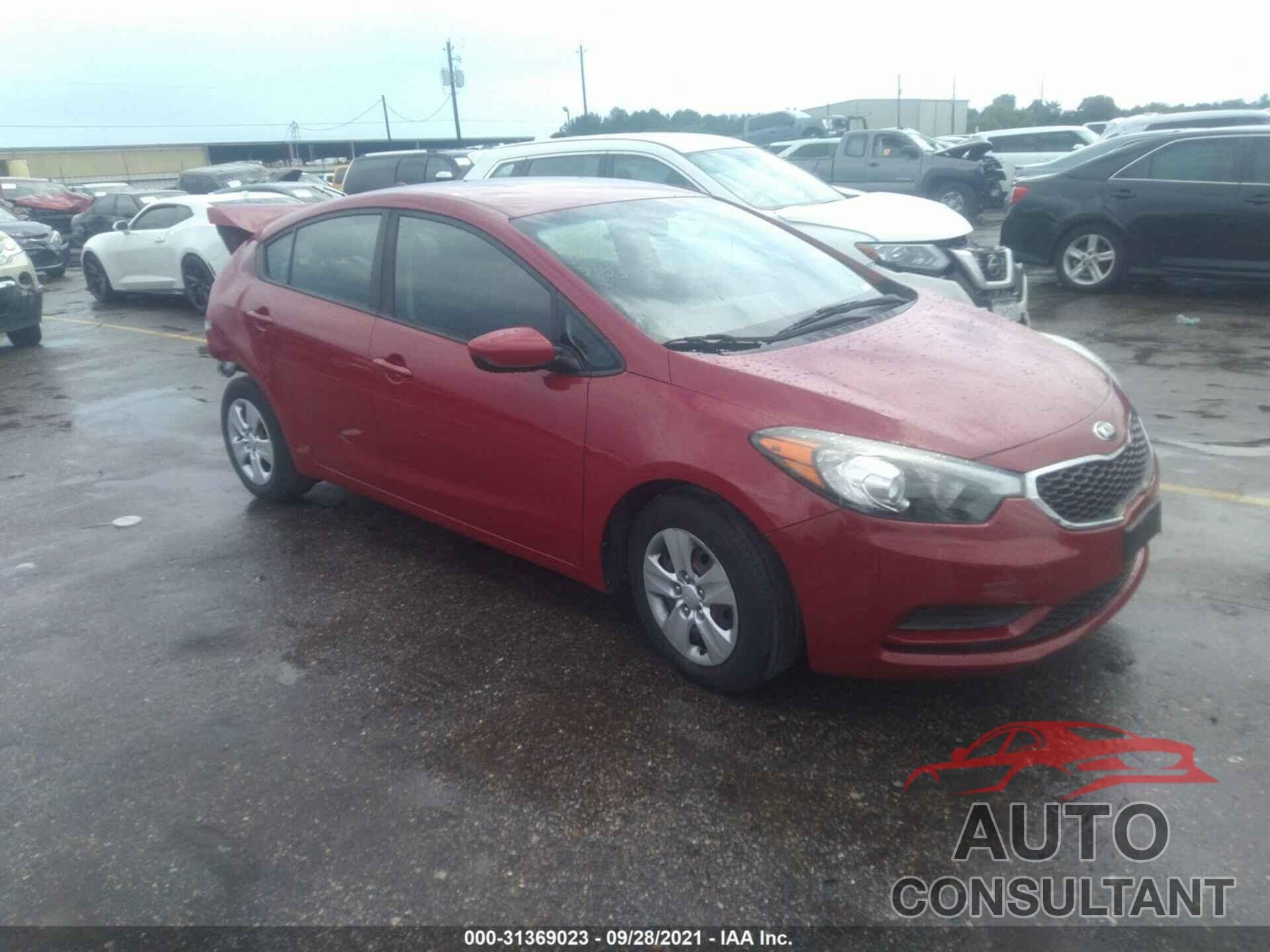 KIA FORTE 2016 - KNAFK4A6XG5585548