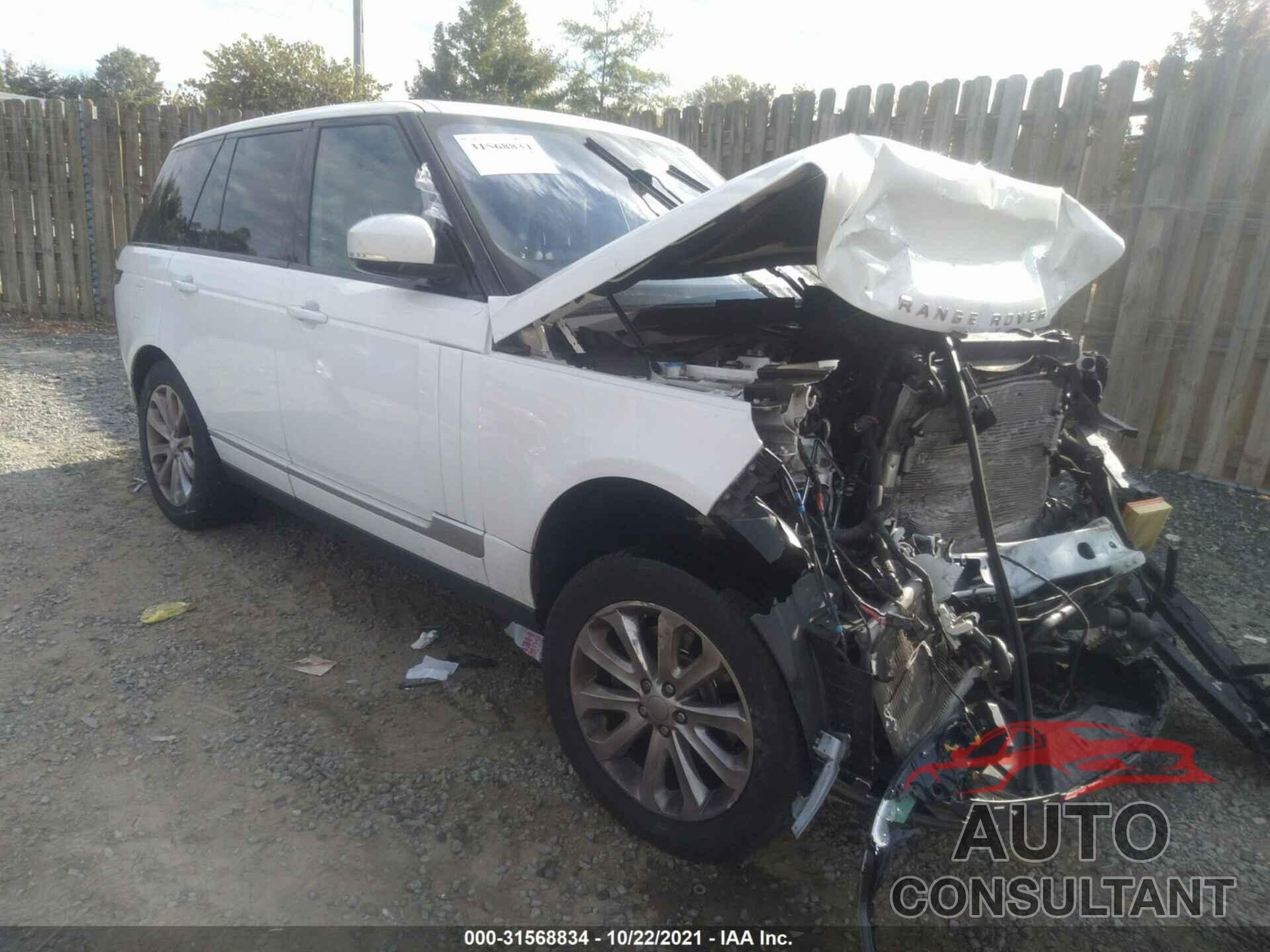 LAND ROVER RANGE ROVER 2016 - SALGR2KF4GA309811