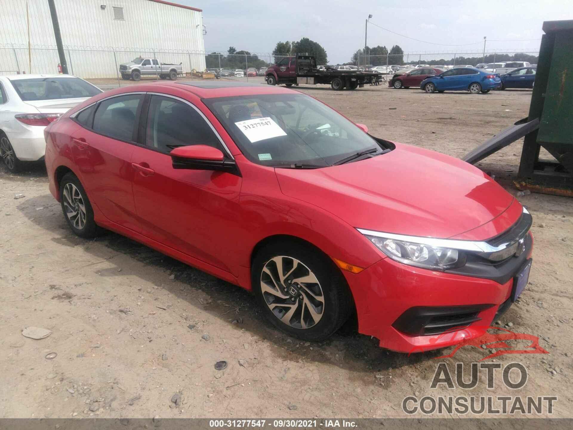 HONDA CIVIC SEDAN 2018 - 2HGFC2F74JH553900