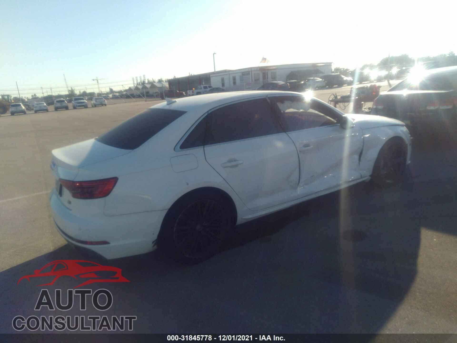 AUDI A4 2017 - WAULNAF49HN036800