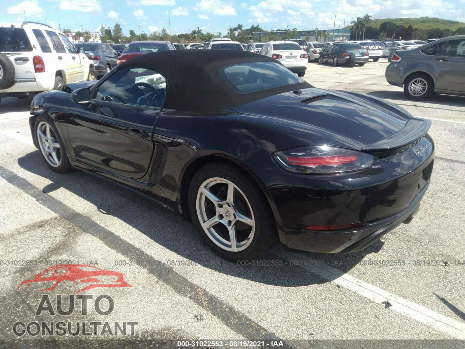 PORSCHE 718 BOXSTER 2018 - WP0CA2A80JS210727