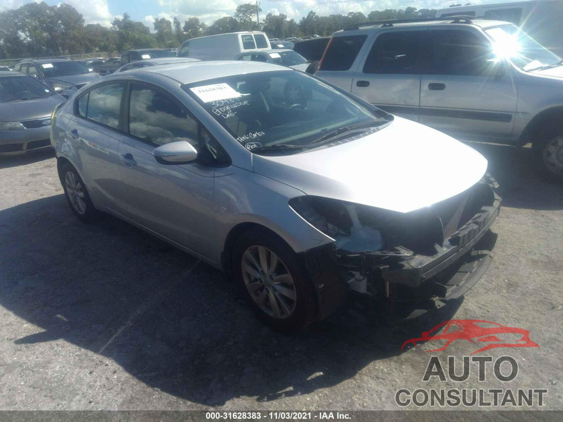 KIA FORTE 2016 - KNAFX4A67G5443563