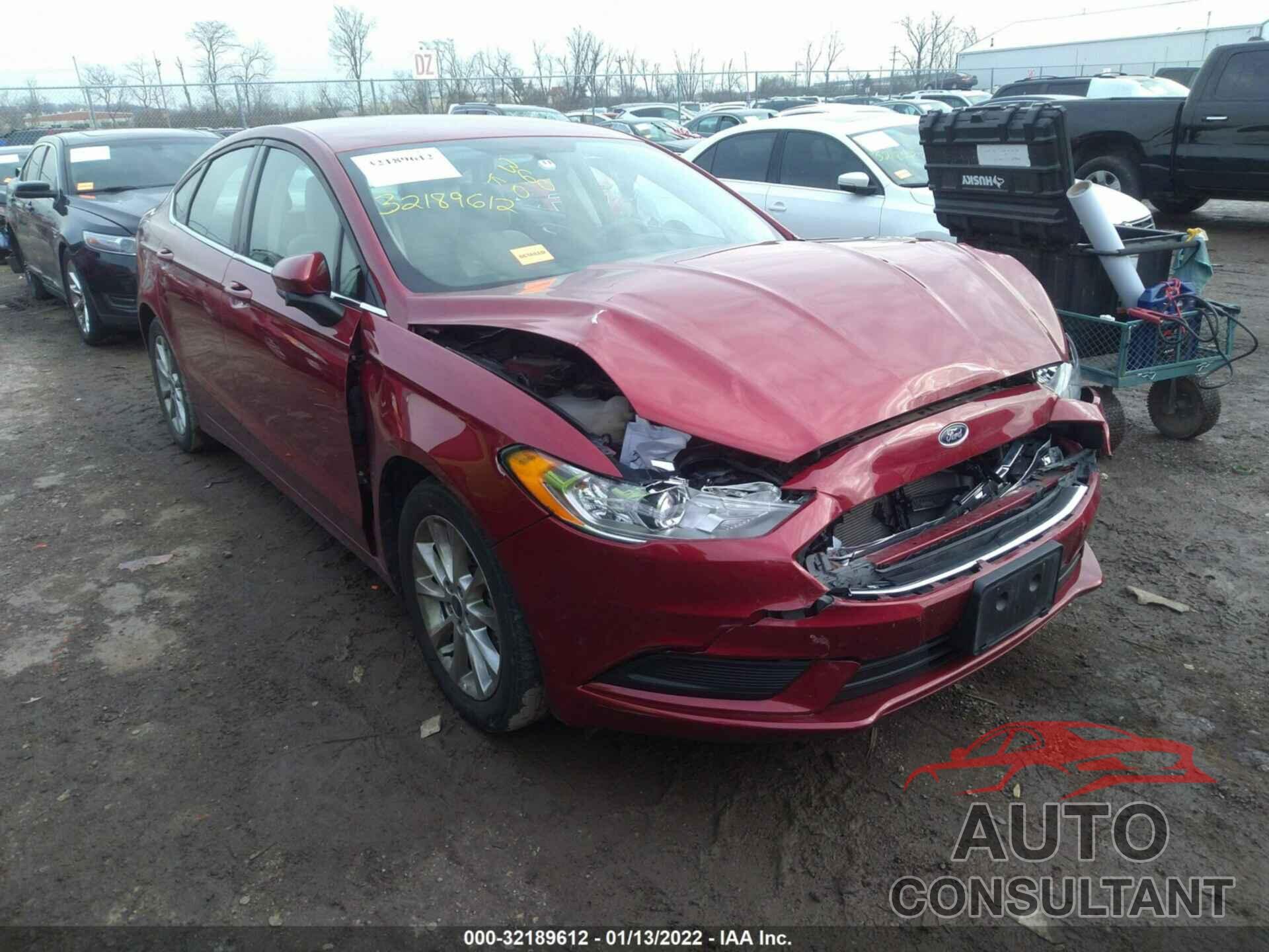 FORD FUSION 2017 - 3FA6P0H74HR404847