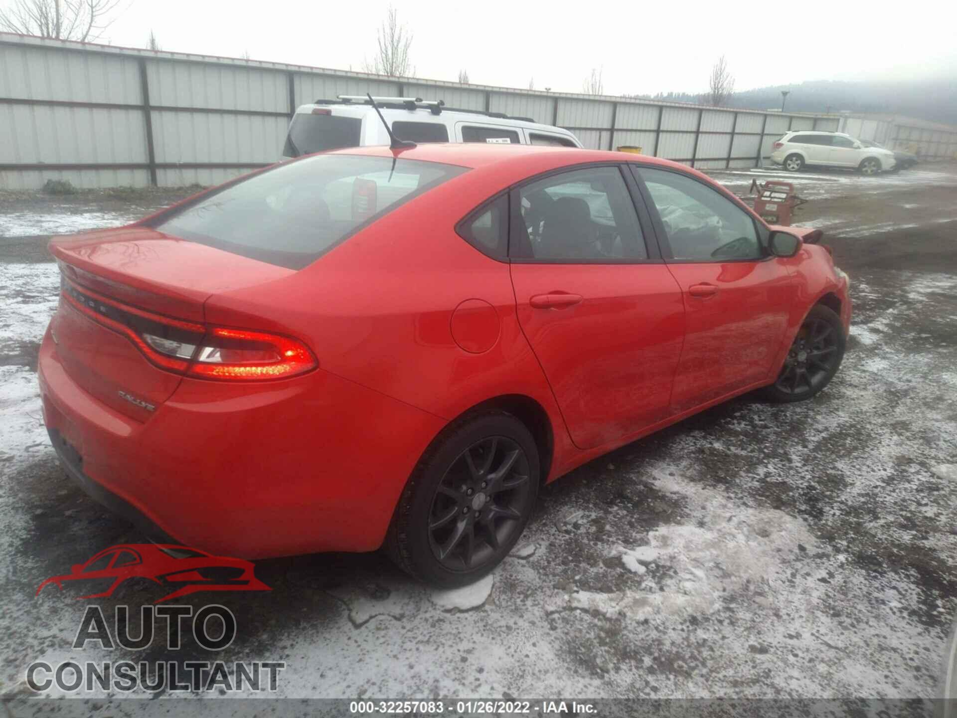DODGE DART 2016 - 1C3CDFBB4GD624121