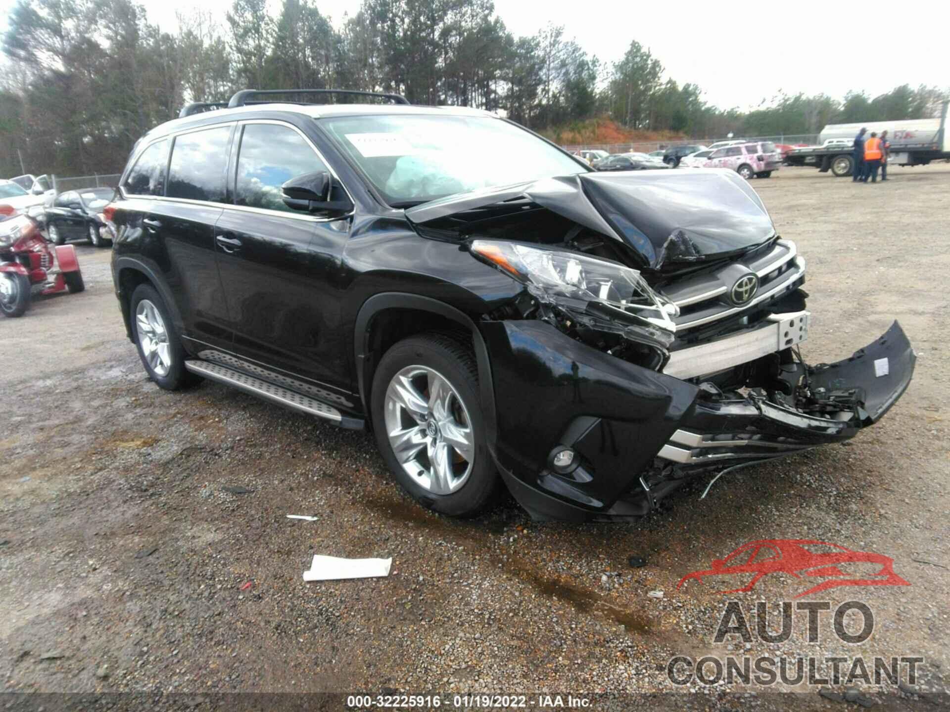 TOYOTA HIGHLANDER 2019 - 5TDYZRFH5KS325060