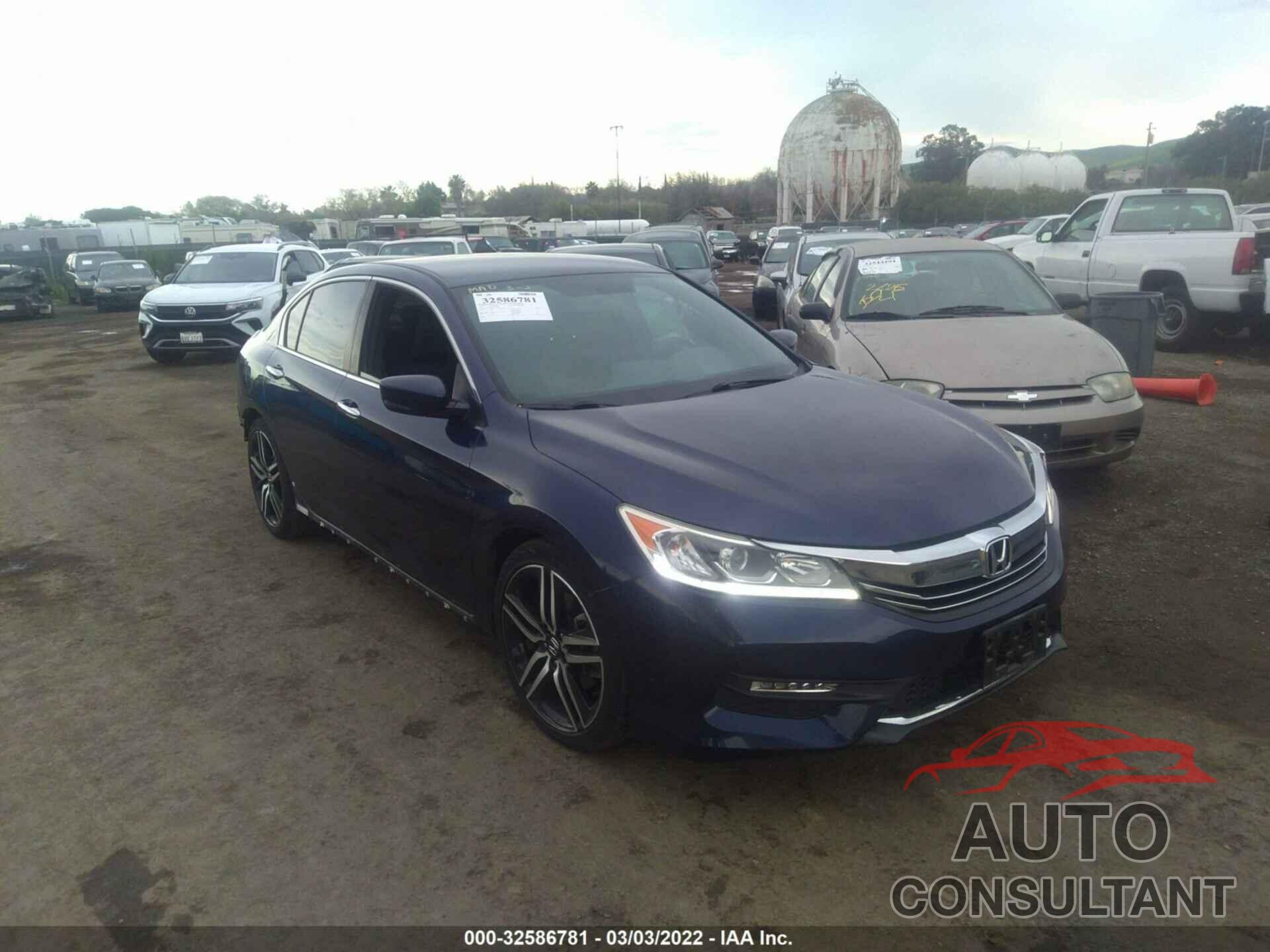 HONDA ACCORD SEDAN 2016 - 1HGCR2F55GA163170