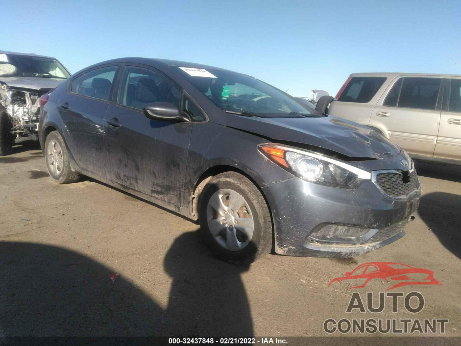 KIA FORTE 2016 - KNAFK4A65G5610663