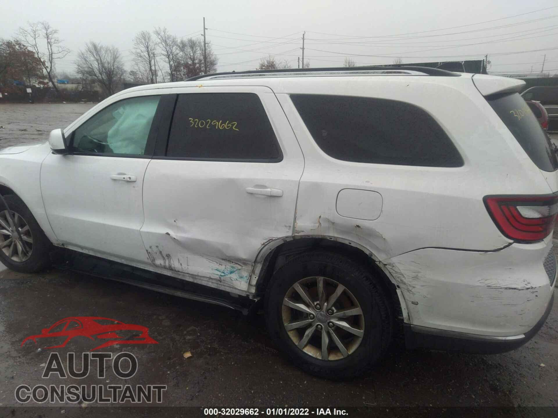 DODGE DURANGO 2017 - 1C4RDJAG4HC615349
