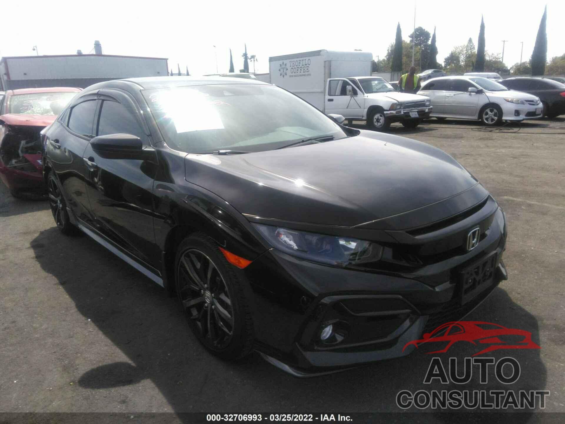 HONDA CIVIC HATCHBACK 2021 - SHHFK7H42MU421051