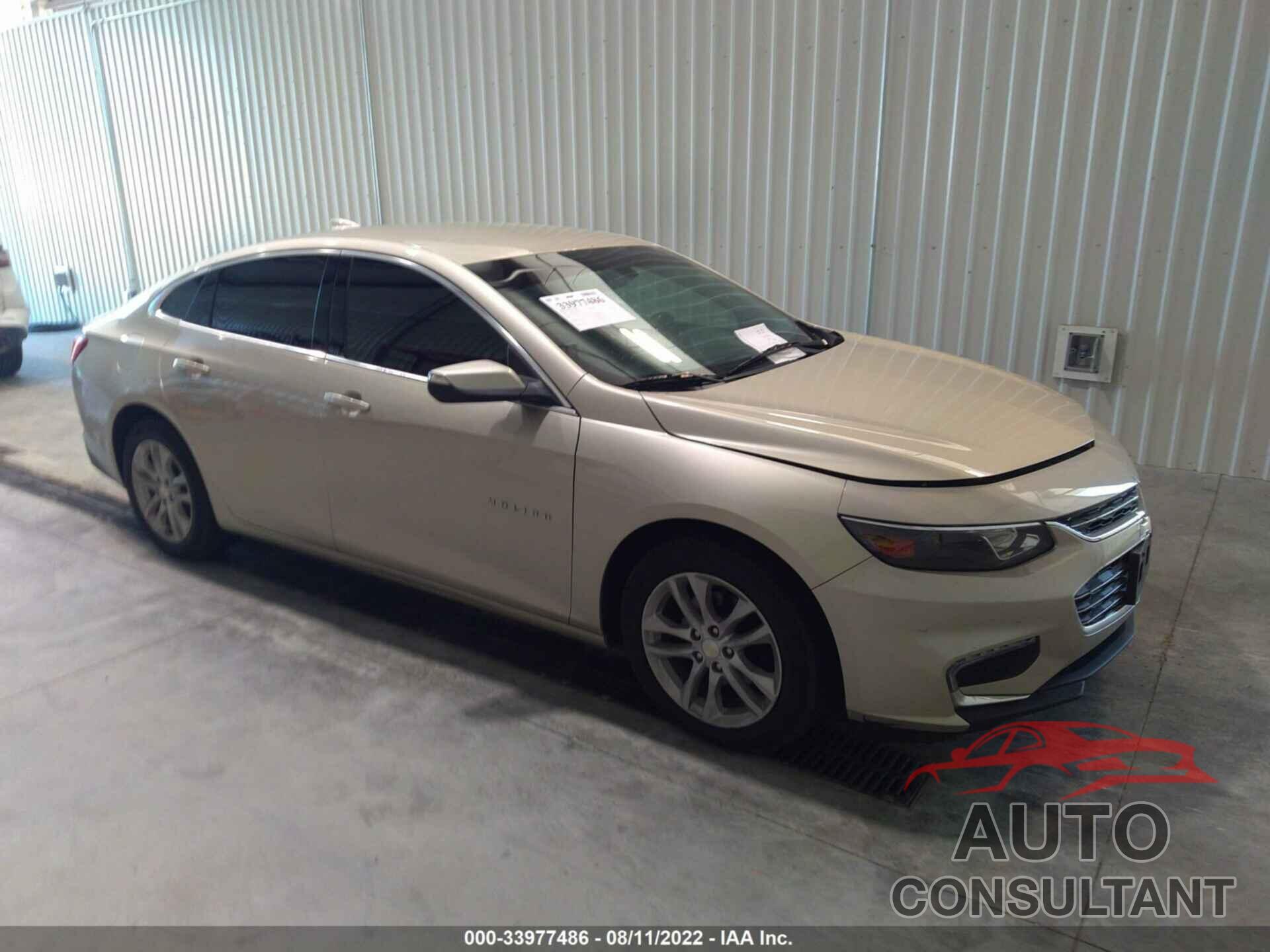 CHEVROLET MALIBU 2016 - 1G1ZE5ST3GF207477