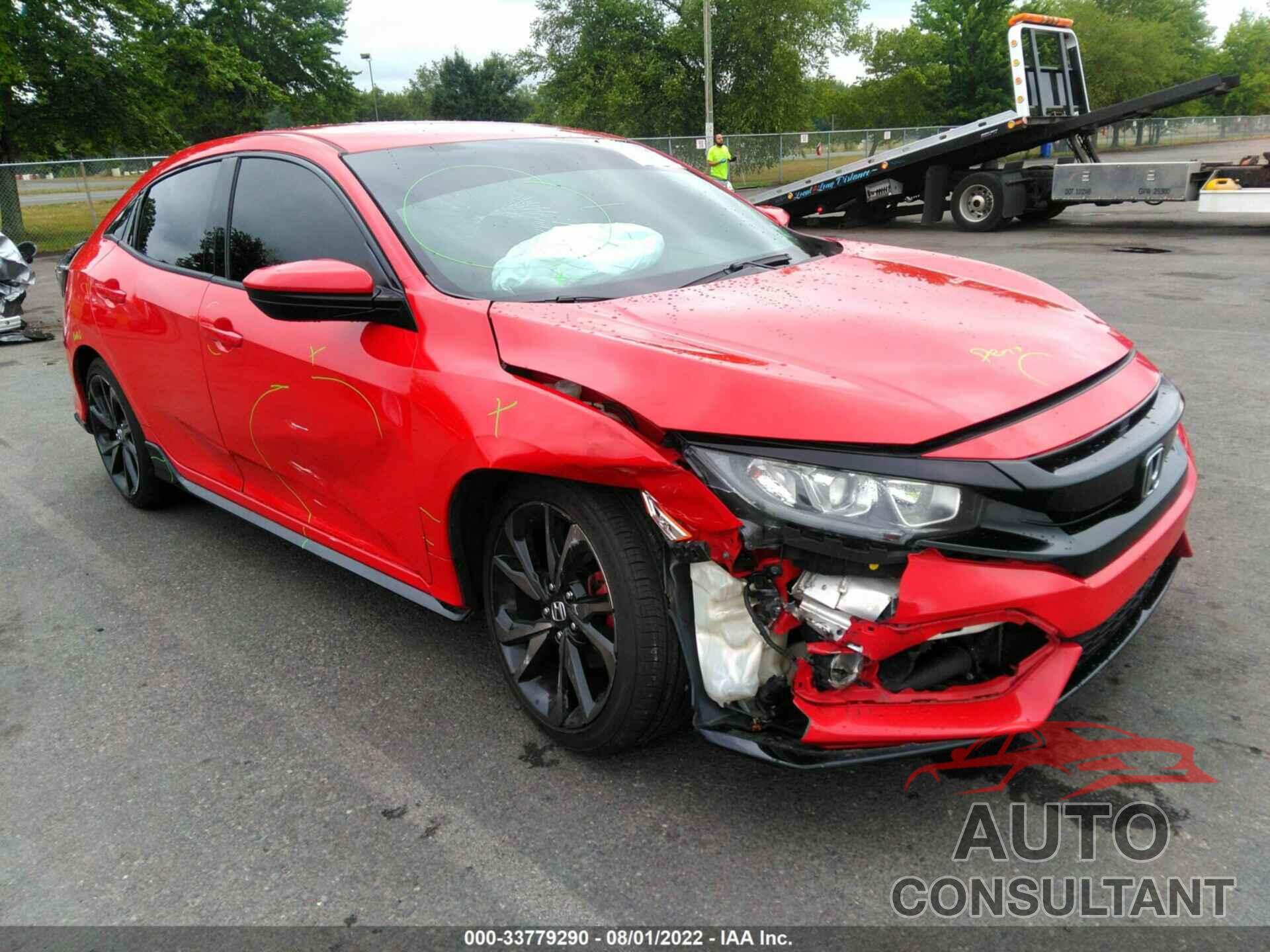 HONDA CIVIC HATCHBACK 2018 - SHHFK7H40JU404860