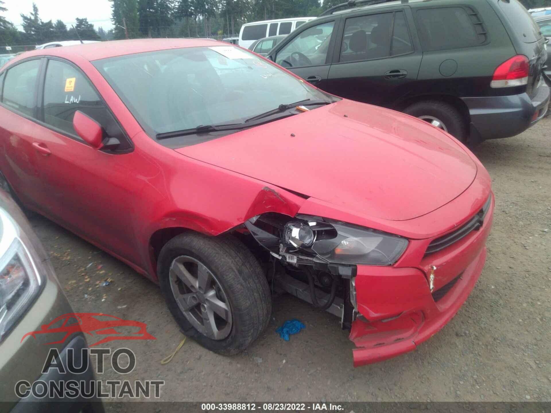 DODGE DART 2016 - 1C3CDFBB0GD764067