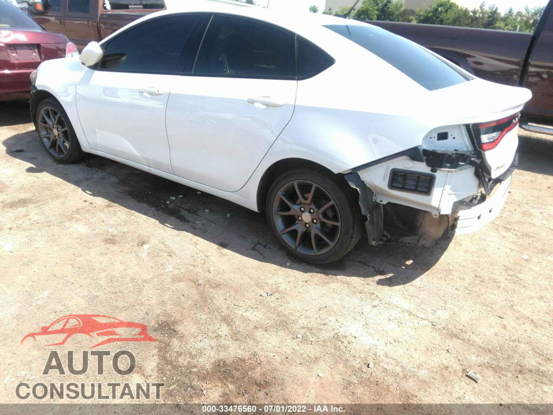 DODGE DART 2016 - 1C3CDFAA2GD529761