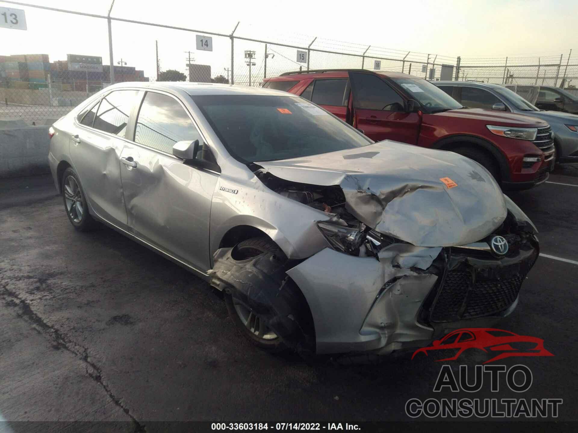 TOYOTA CAMRY 2017 - 4T1BD1FK2HU216444