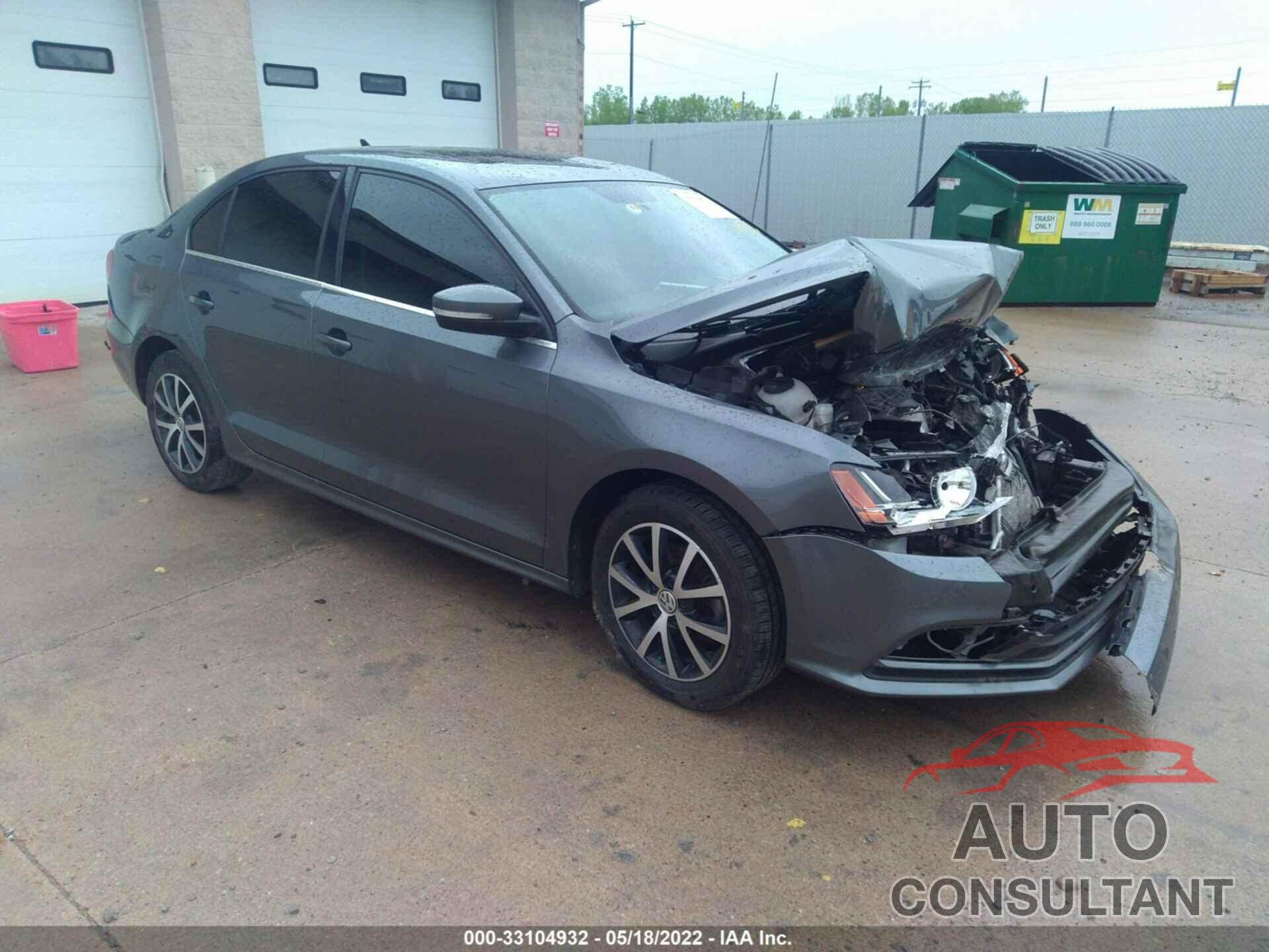 VOLKSWAGEN JETTA 2017 - 3VWDB7AJ0HM408726