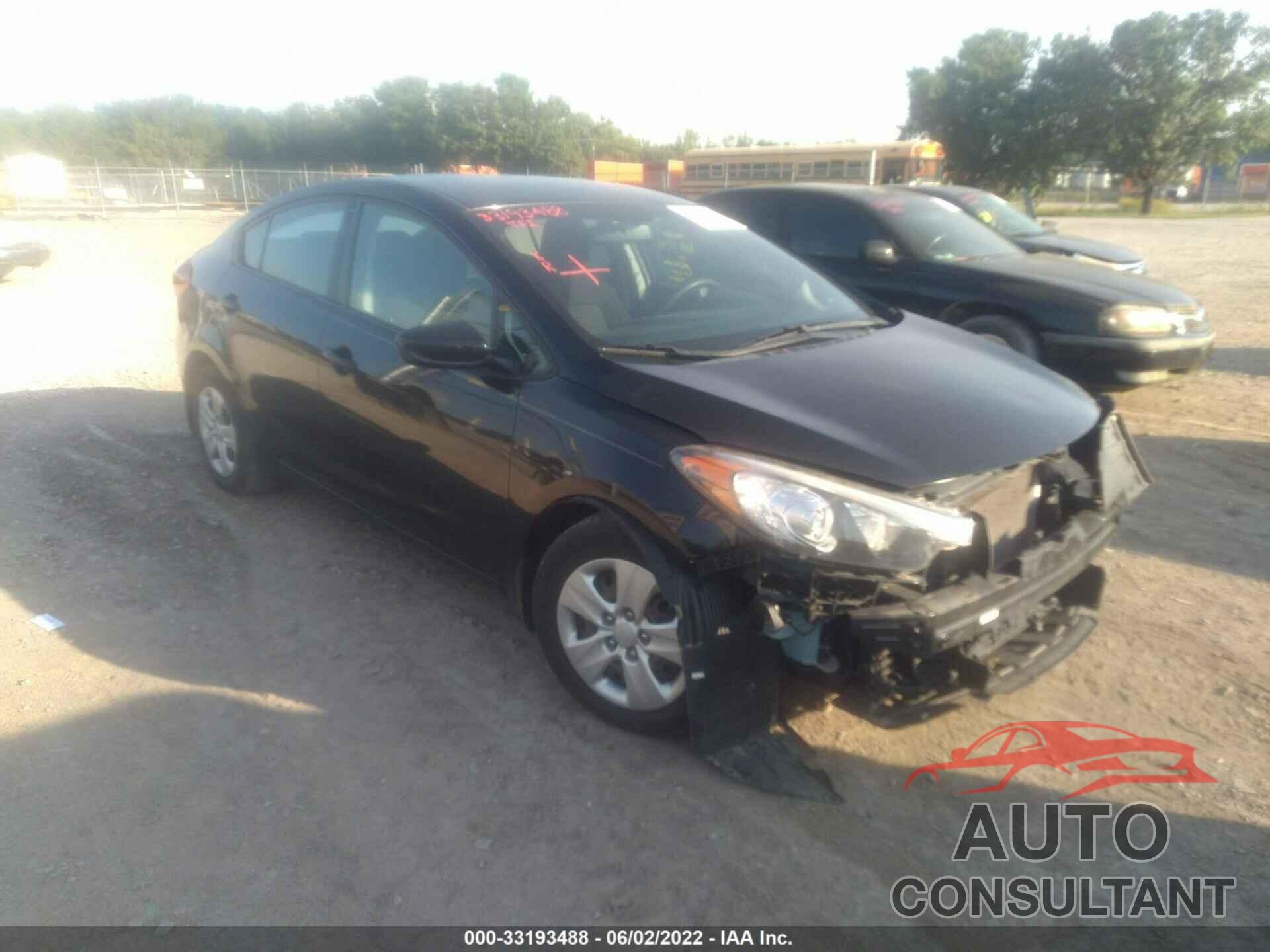 KIA FORTE 2016 - KNAFK4A62G5569148