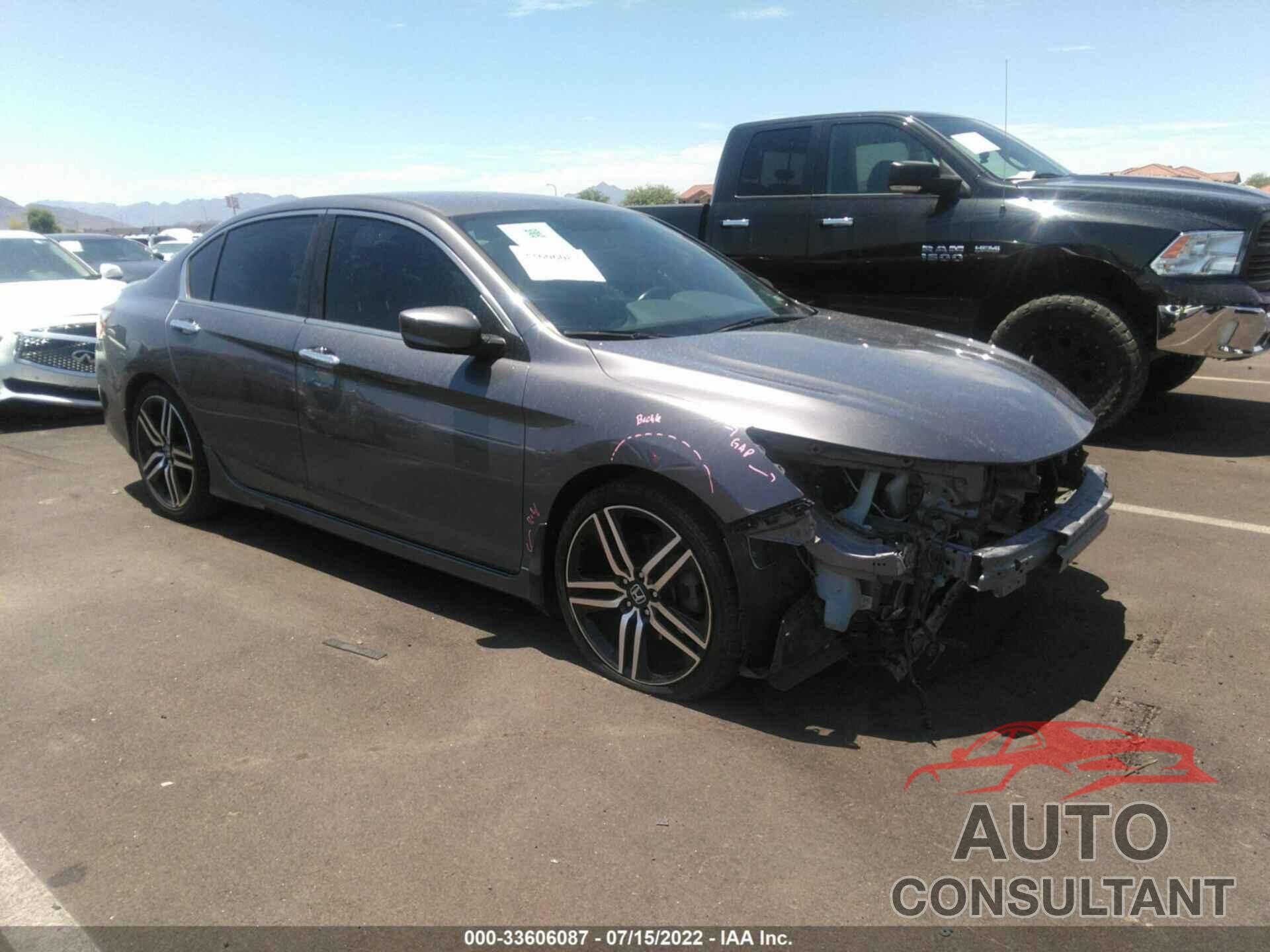 HONDA ACCORD SEDAN 2016 - 1HGCR2F58GA209199