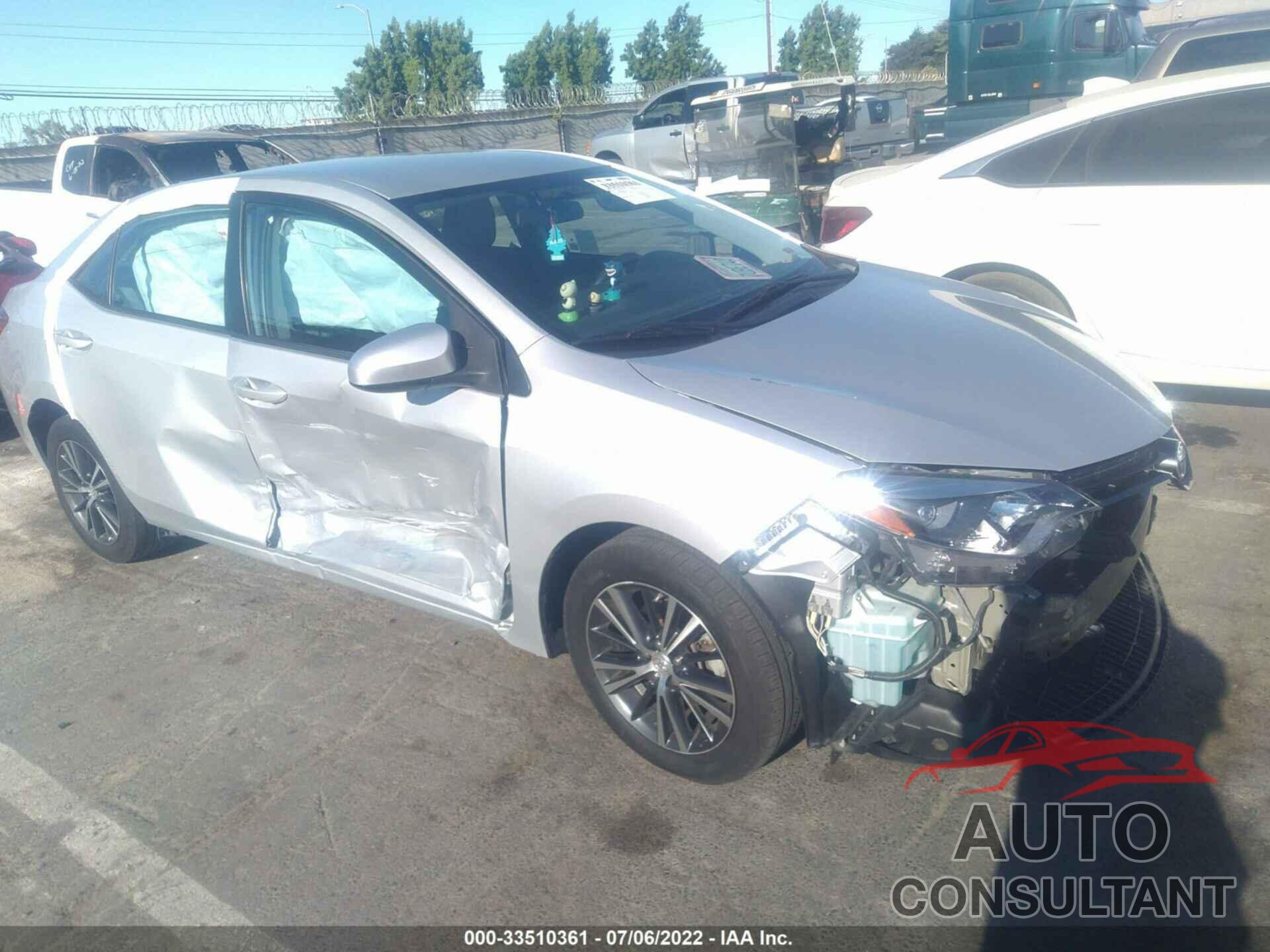 TOYOTA COROLLA 2016 - 5YFBURHE0GP530700