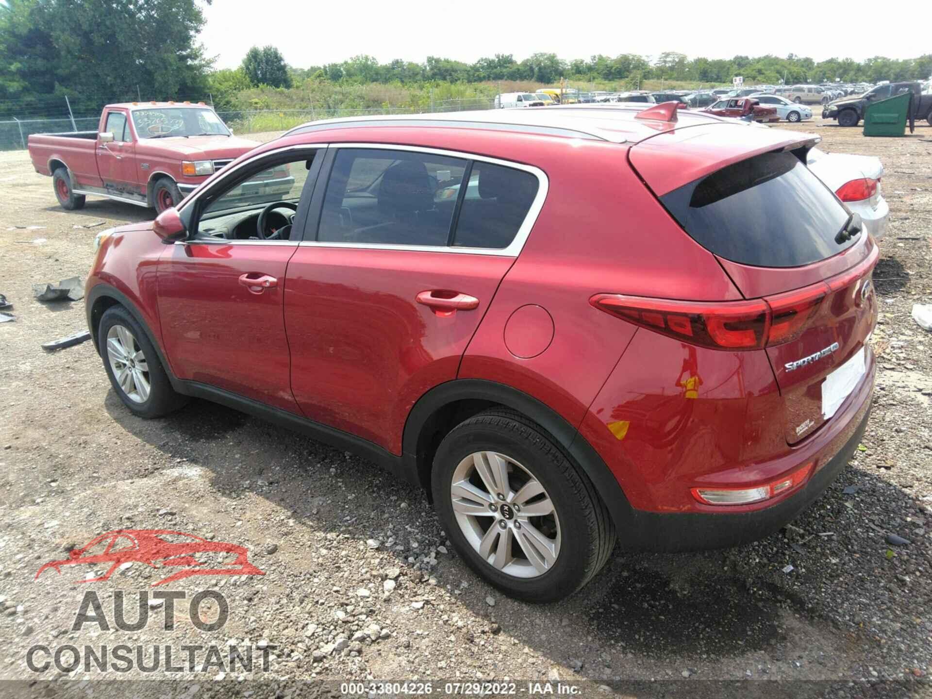 KIA SPORTAGE 2017 - KNDPM3AC8H7209616