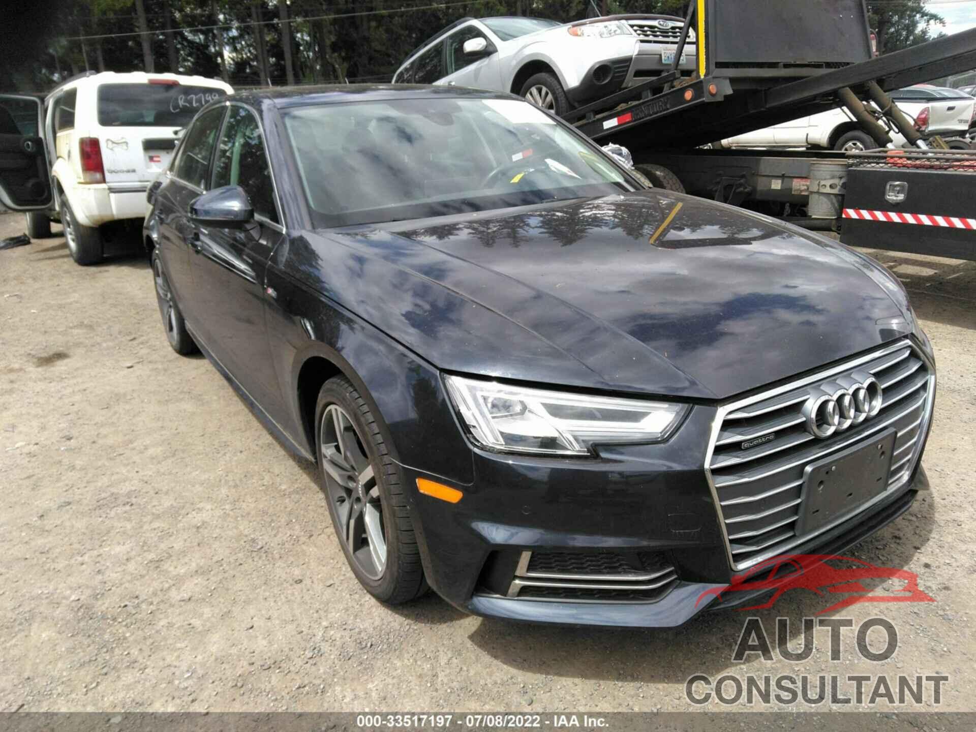 AUDI A4 2017 - WAUENAF45HN014527