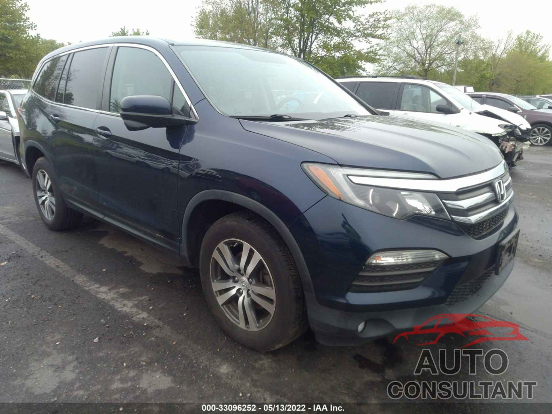 HONDA PILOT 2016 - 5FNYF6H54GB113739