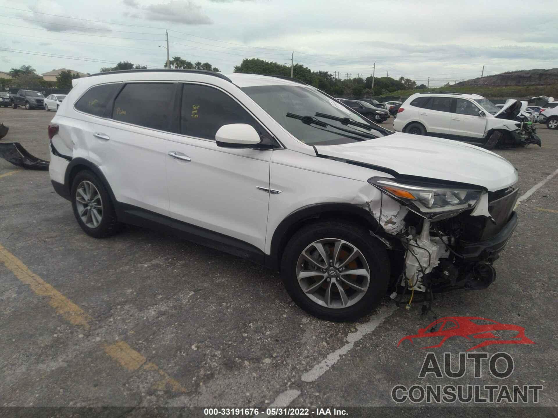 HYUNDAI SANTA FE 2017 - KM8SM4HF3HU225378