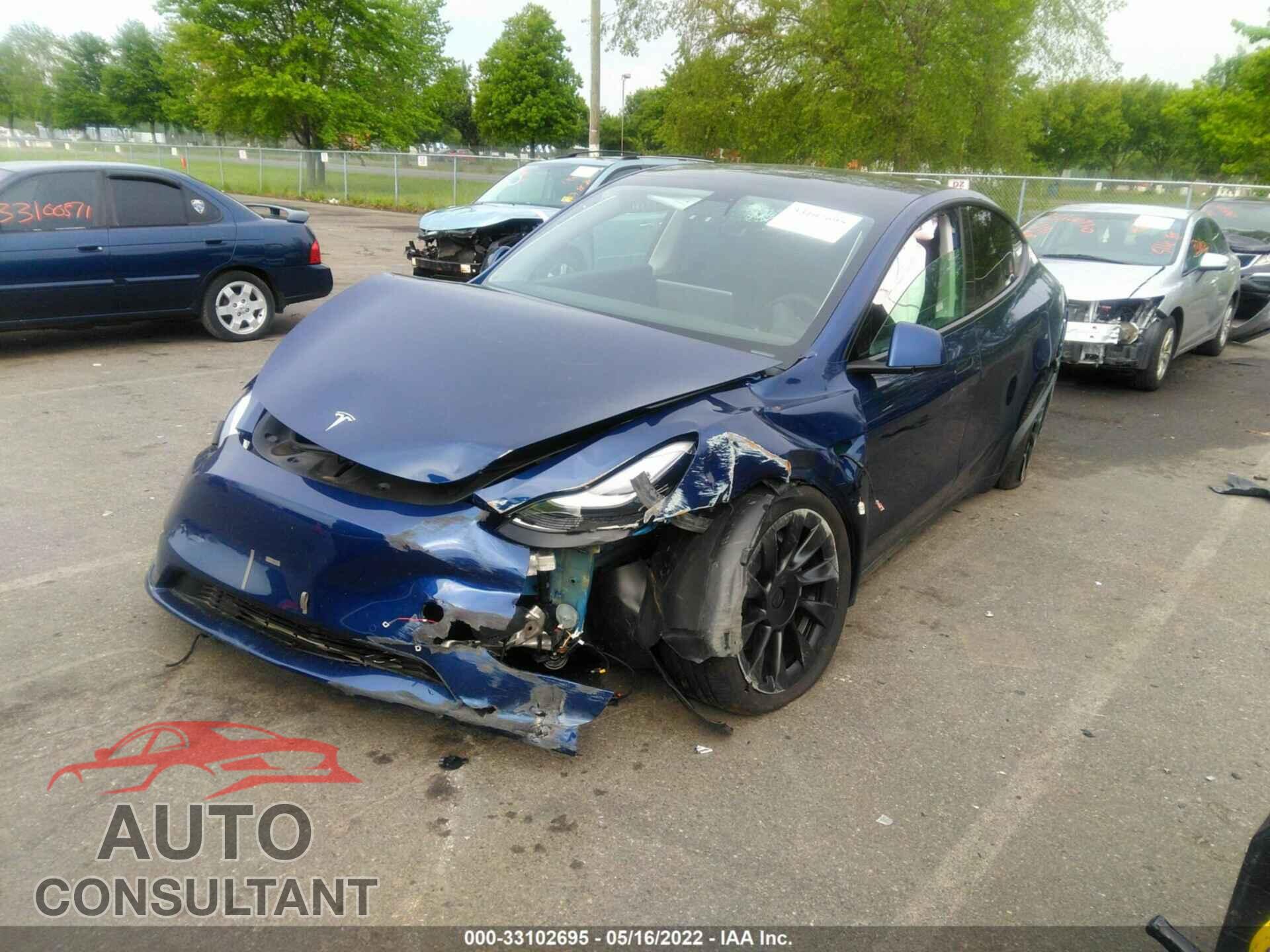 TESLA MODEL Y 2022 - 7SAYGDEE1NF394310