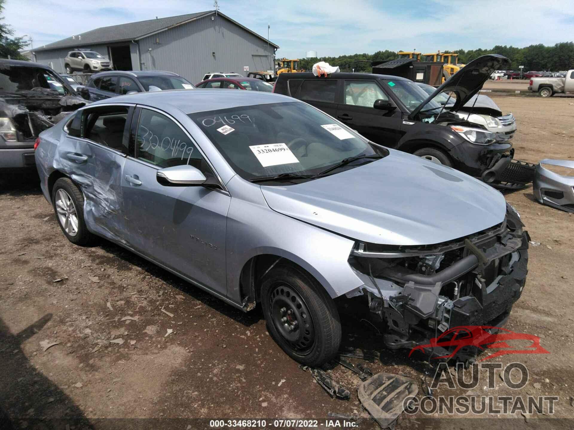 CHEVROLET MALIBU 2017 - 1G1ZE5STXHF252921