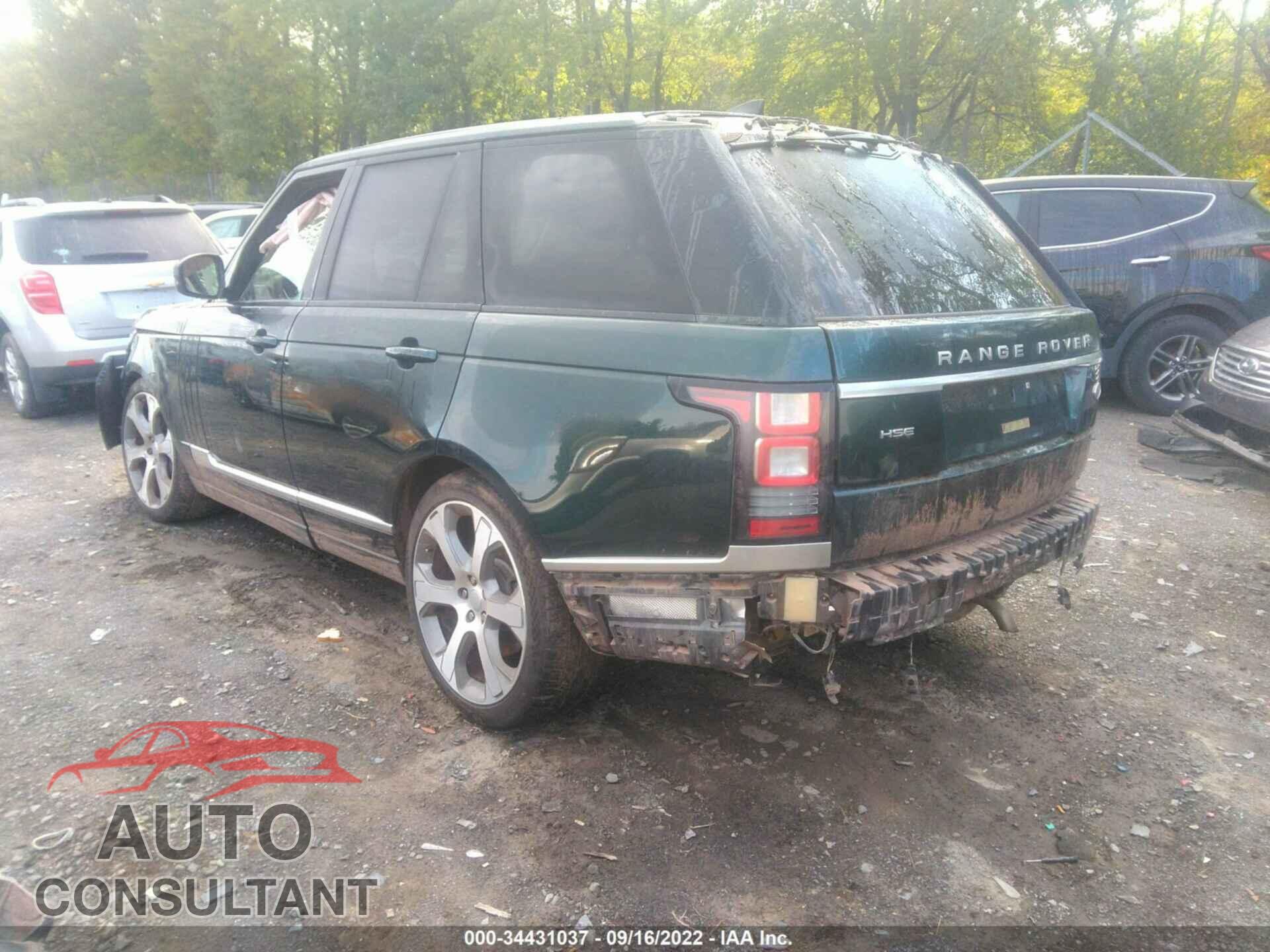 LAND ROVER RANGE ROVER 2017 - SALGS2FV2HA357279