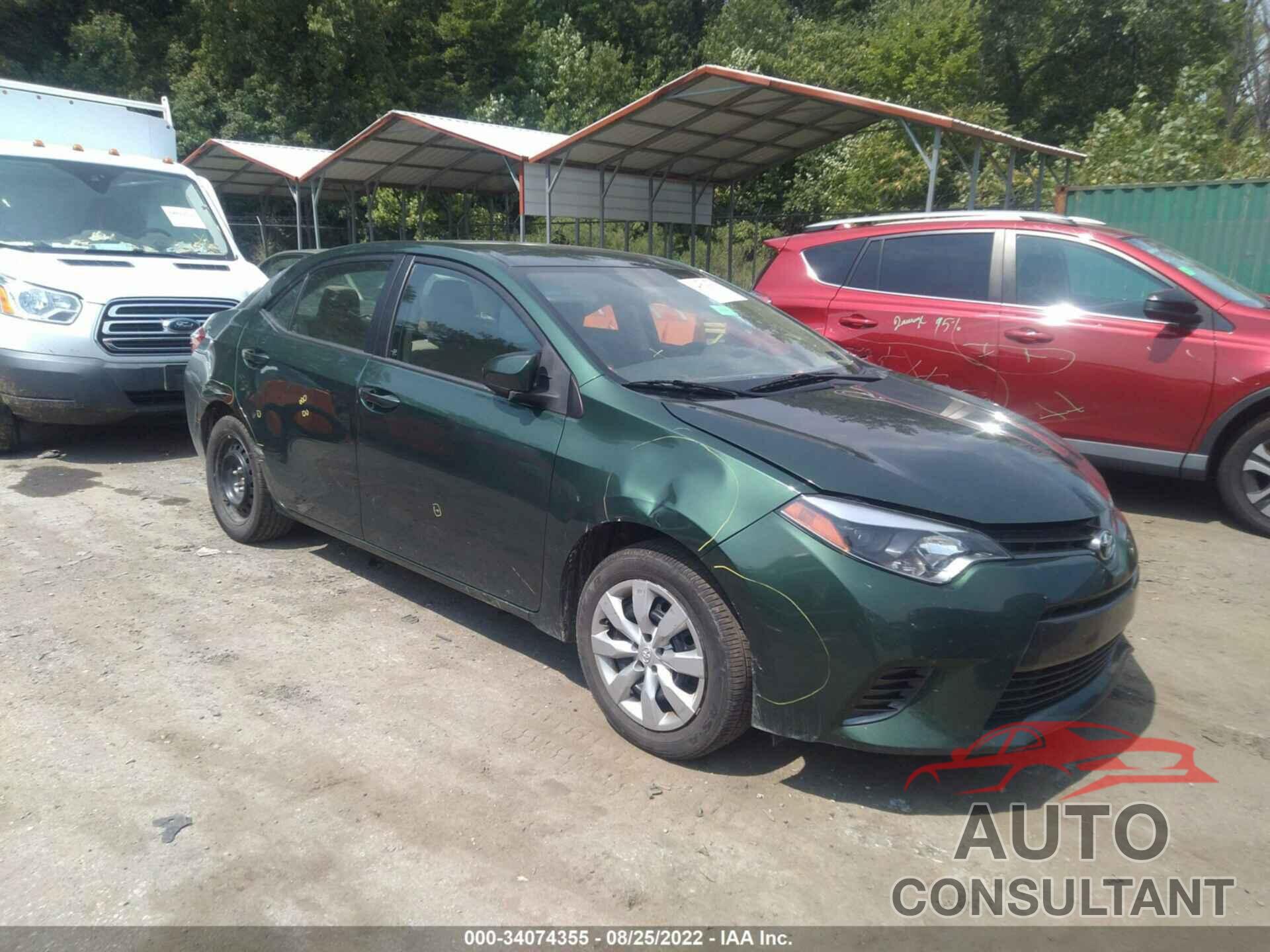 TOYOTA COROLLA 2016 - 2T1BURHE9GC722827
