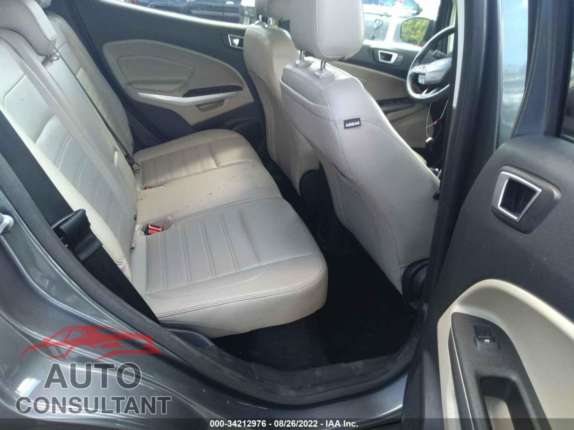 FORD ECOSPORT 2021 - MAJ6S3KL6MC403262