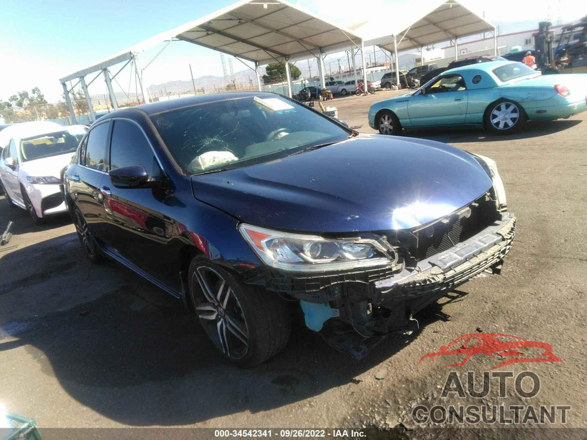 HONDA ACCORD SEDAN 2016 - 1HGCR2F5XGA121562